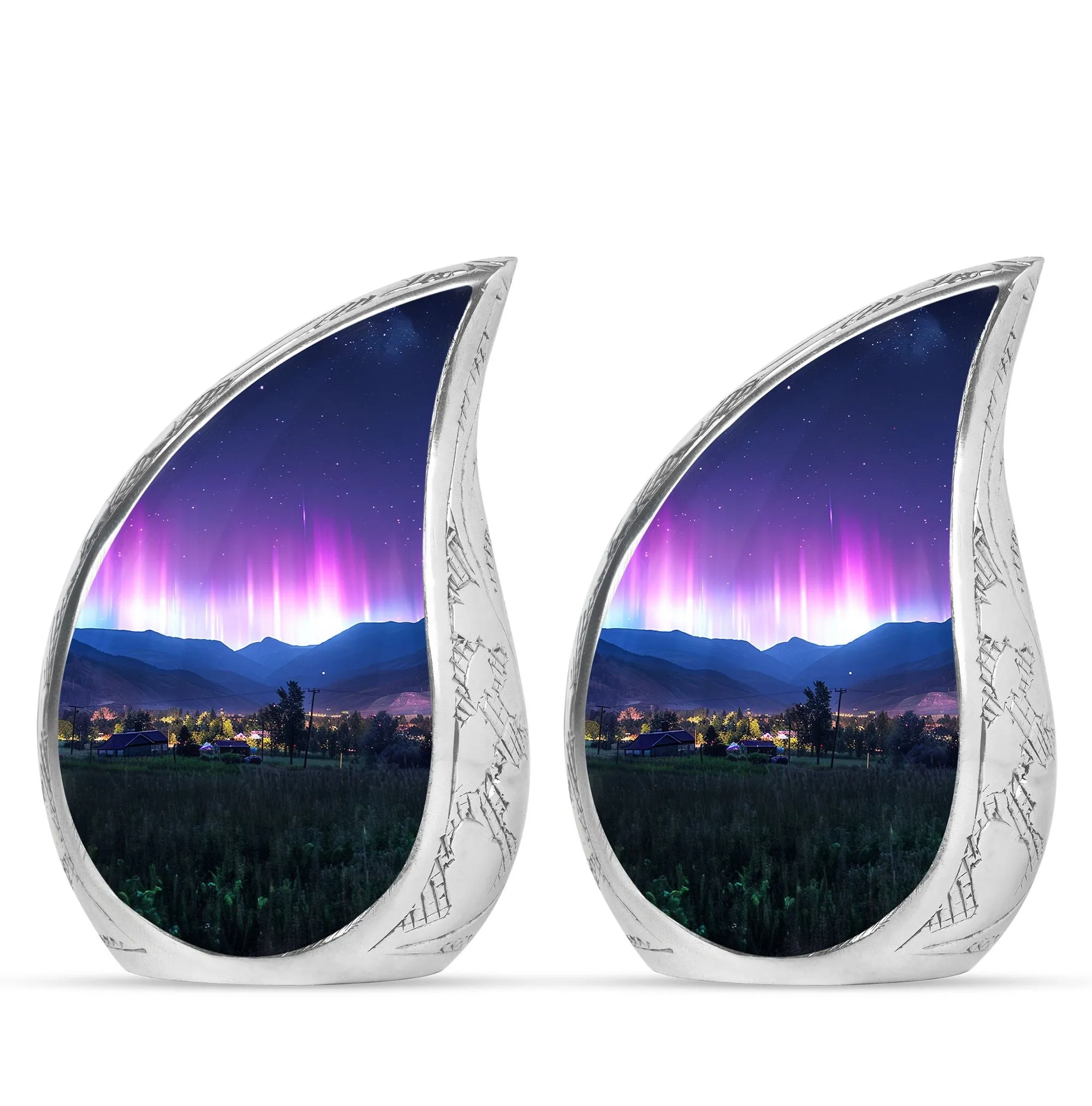 Aurora Borealis Cremation Urns For Human Ashes - Northern Lights