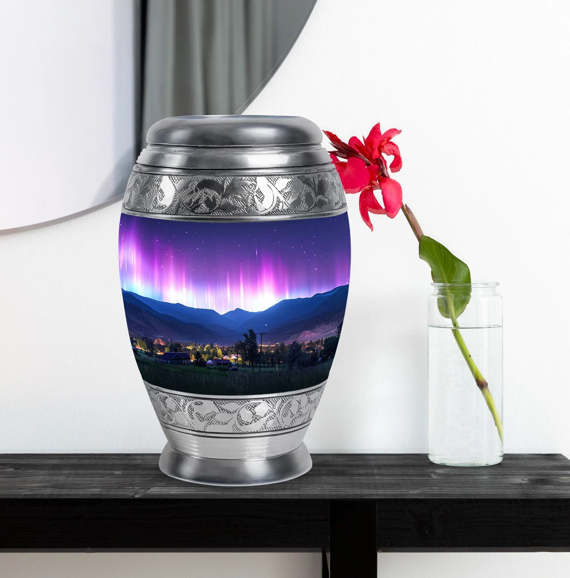 Aurora Borealis Cremation Urns For Human Ashes - Northern Lights