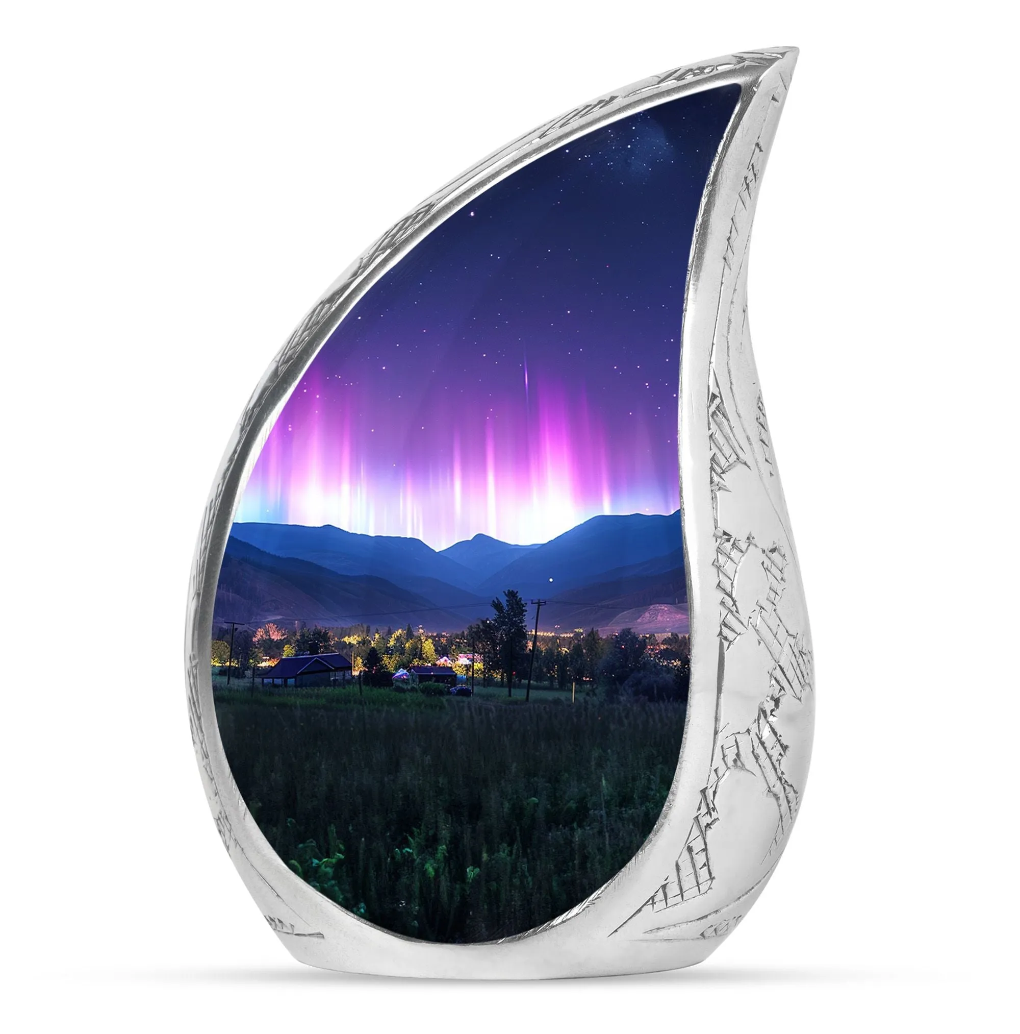 Aurora Borealis Cremation Urns For Human Ashes - Northern Lights