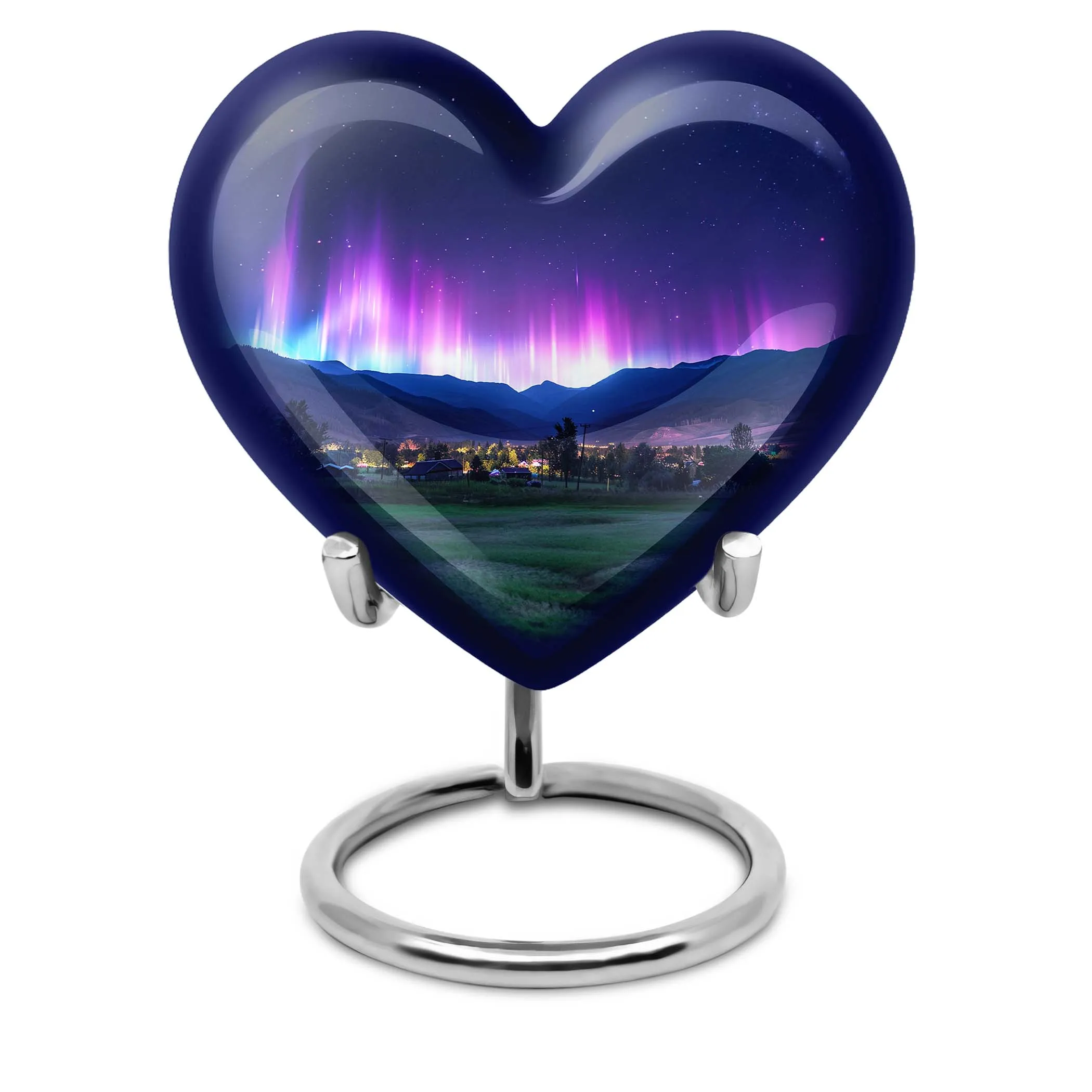 Aurora Borealis Cremation Urns For Human Ashes - Northern Lights