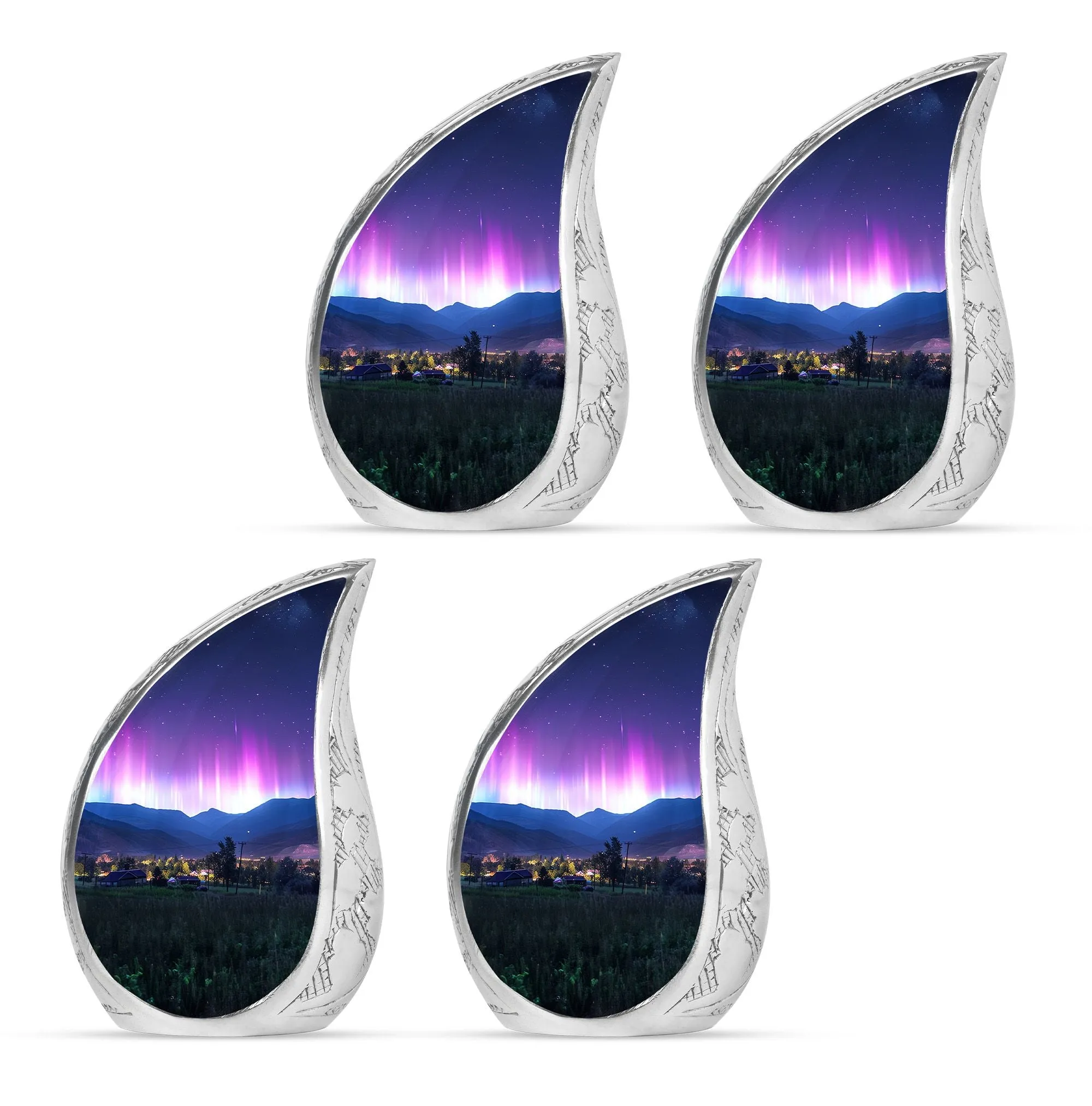 Aurora Borealis Cremation Urns For Human Ashes - Northern Lights