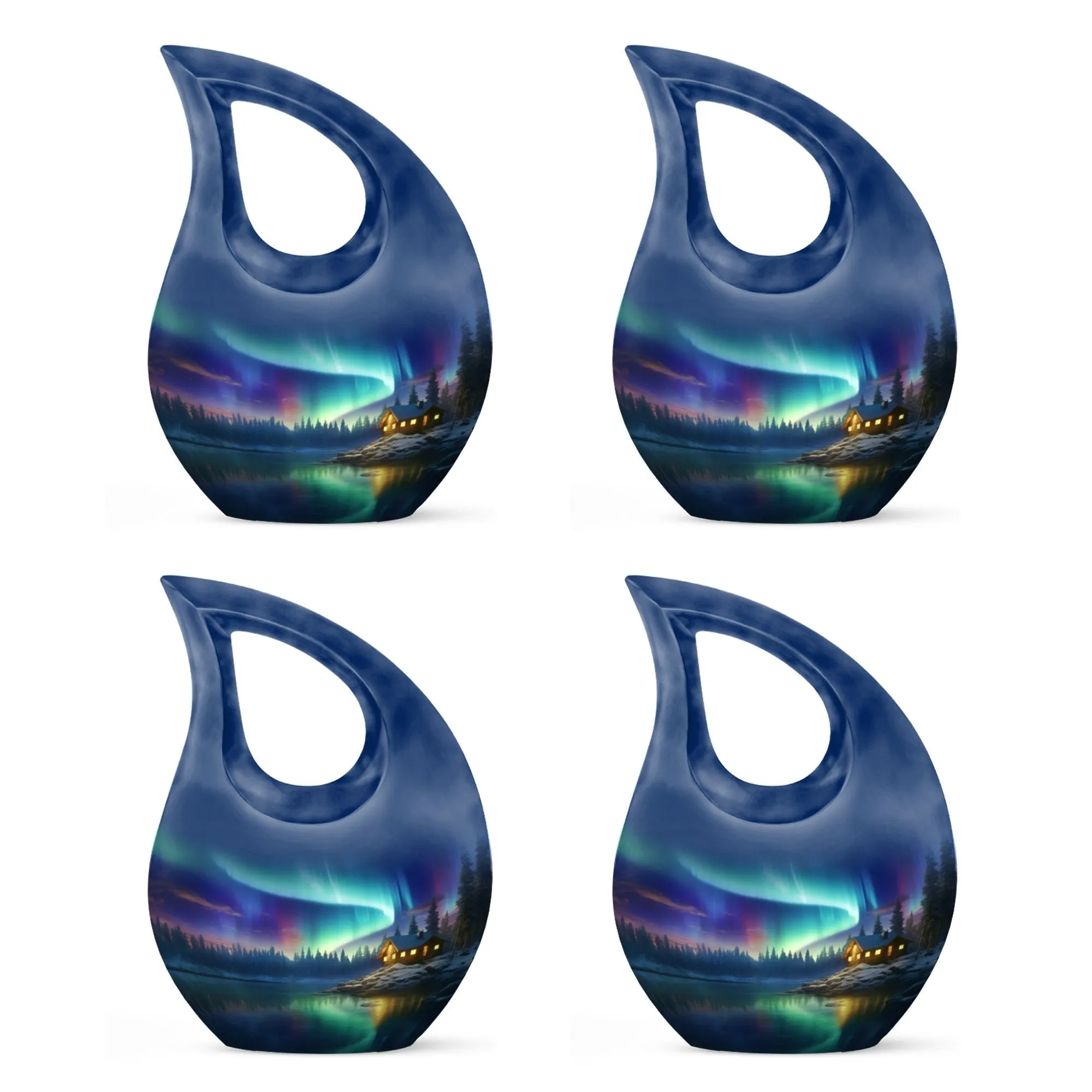 Aurora Urn: Elegant Cross Drop Design Urn for Adult Burials