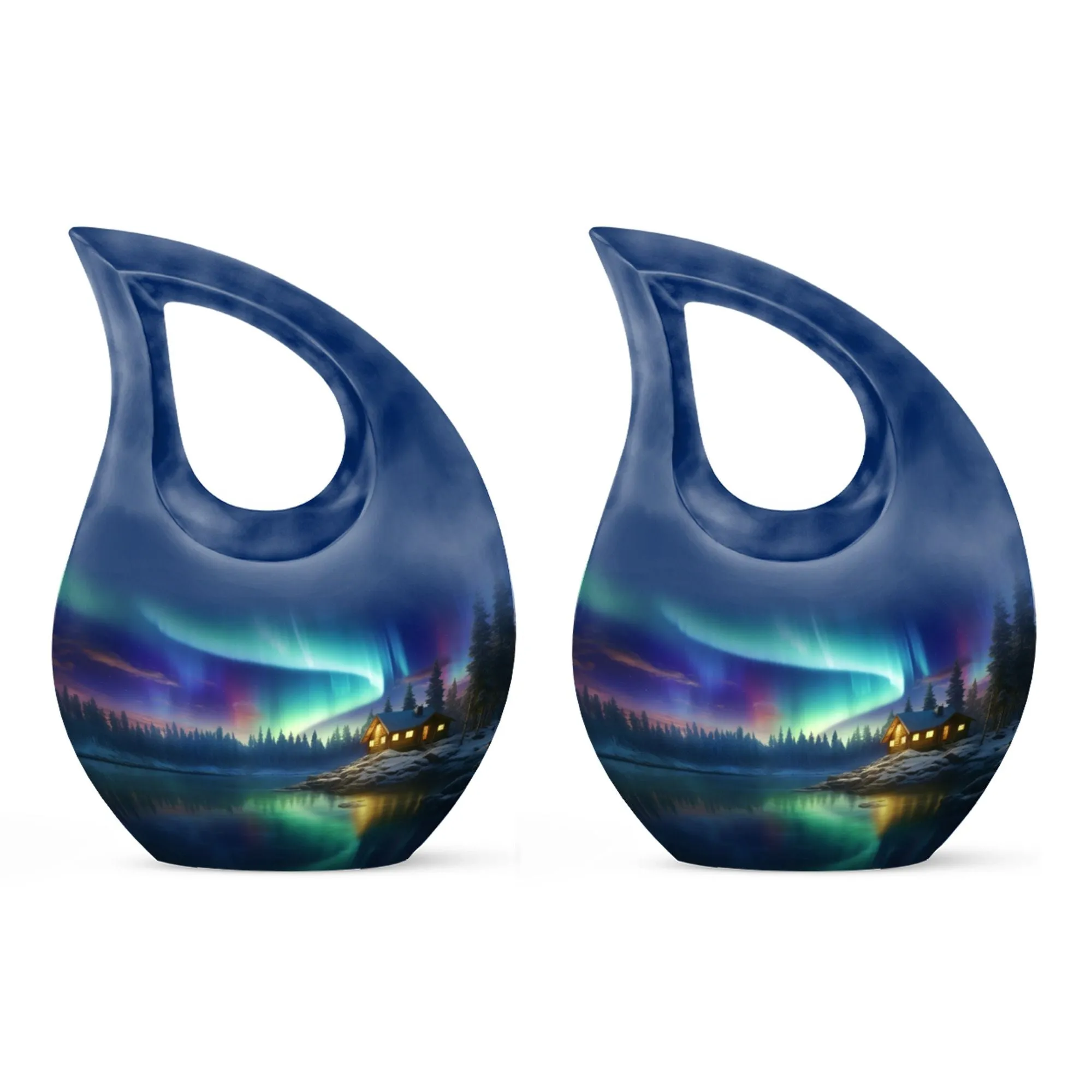 Aurora Urn: Elegant Cross Drop Design Urn for Adult Burials