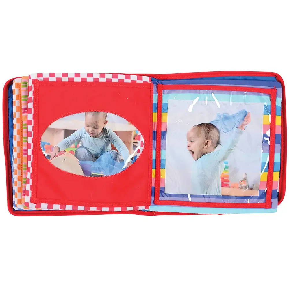Baby's First Photo Album | Interactive Family & Friends Recognition Book with Mirror