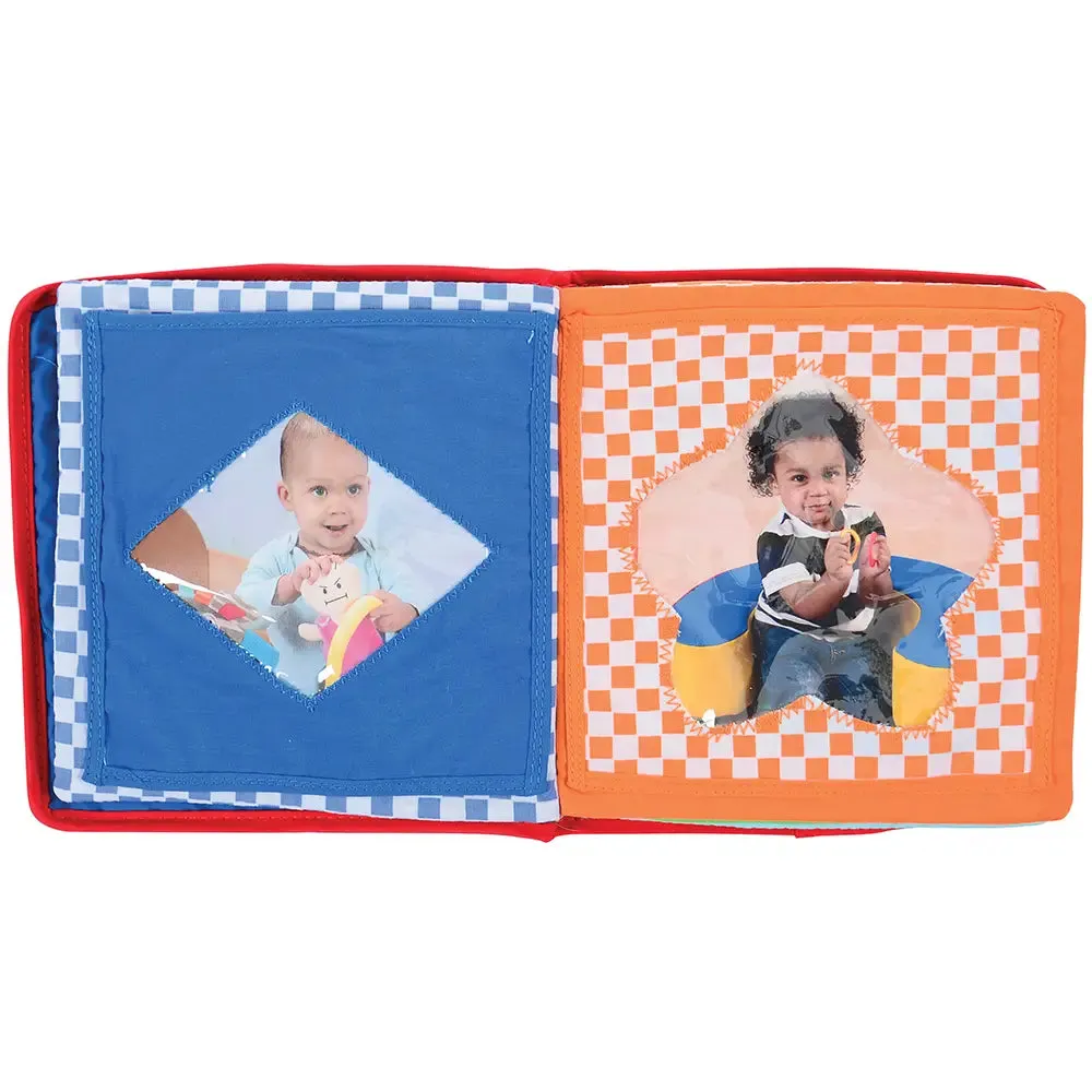 Baby's First Photo Album | Interactive Family & Friends Recognition Book with Mirror