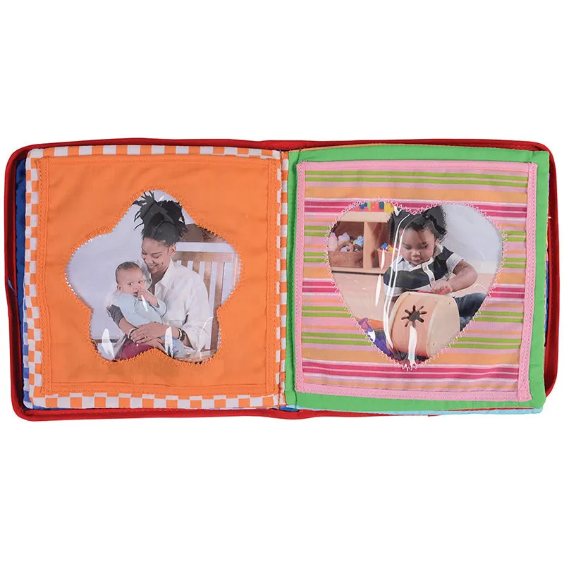 Baby's First Photo Album | Interactive Family & Friends Recognition Book with Mirror