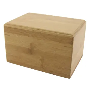 Bamboo Cremation Box in Large