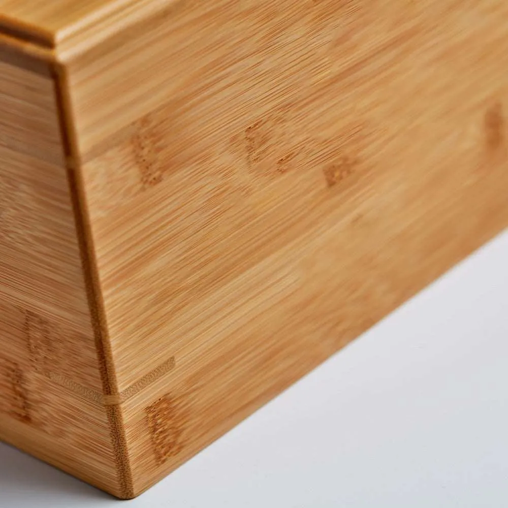 Bamboo Cremation Box in Large
