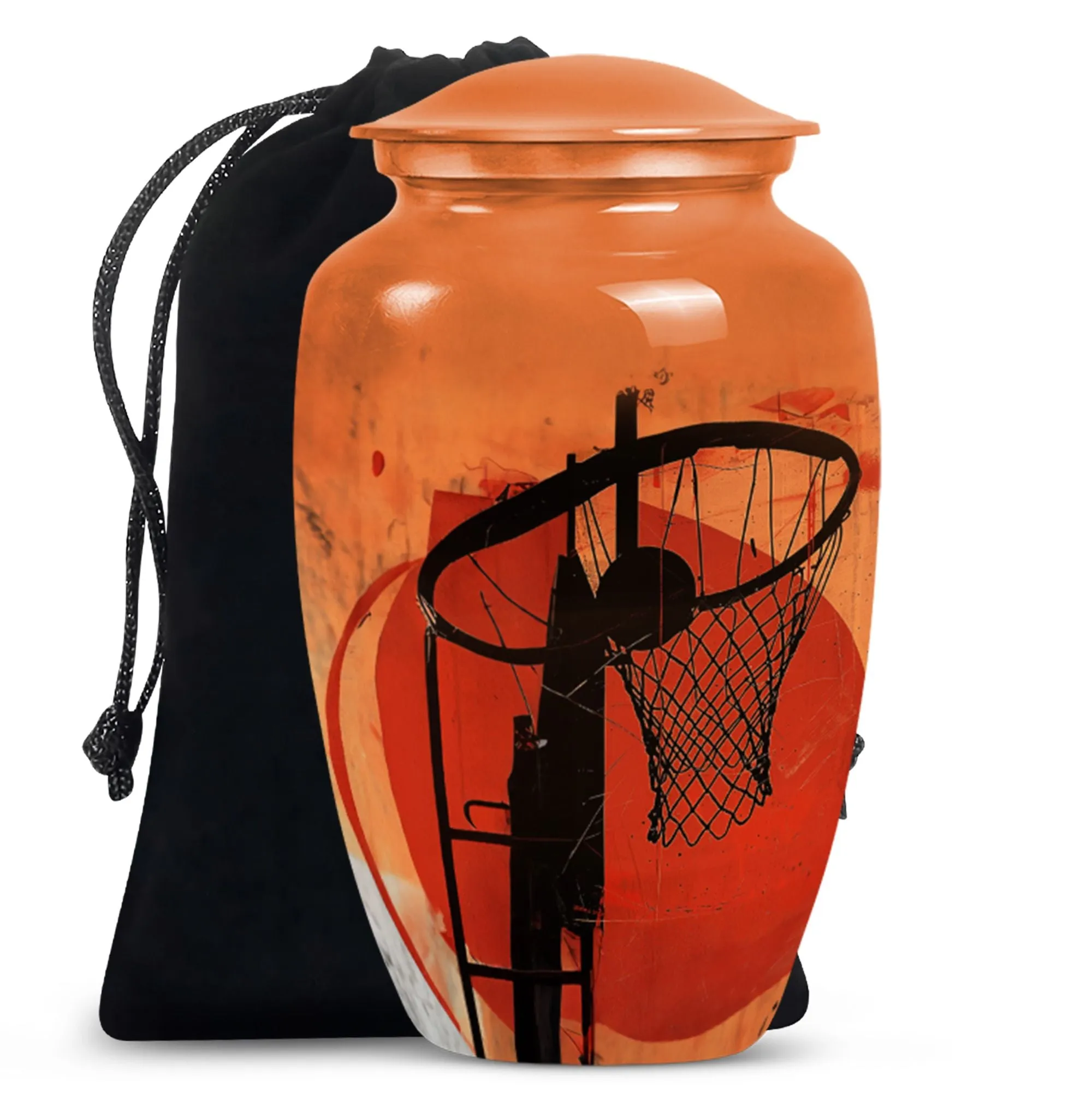 Basketball Memorial Journey - Remembrance Urn for Men Ashes