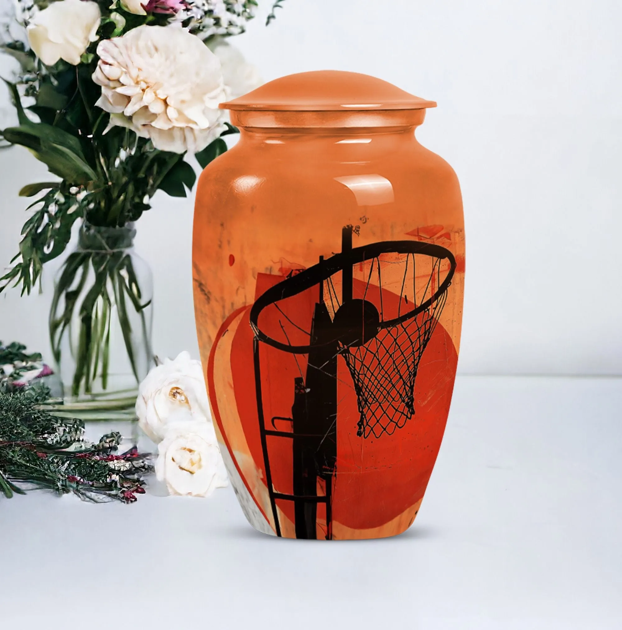 Basketball Memorial Journey - Remembrance Urn for Men Ashes