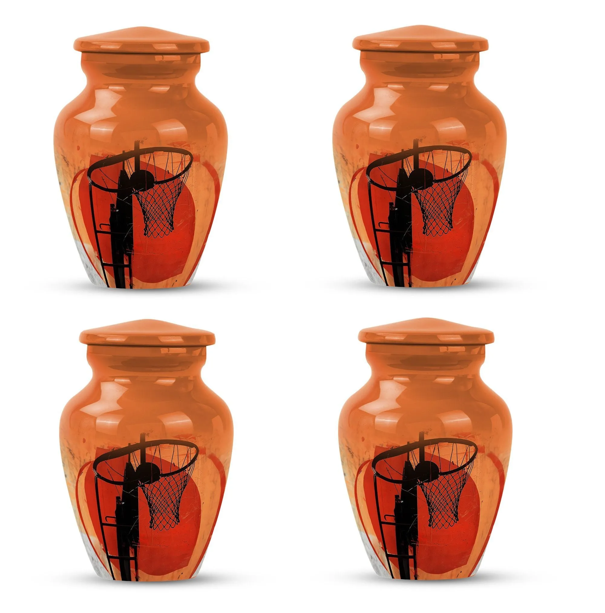 Basketball Memorial Journey - Remembrance Urn for Men Ashes