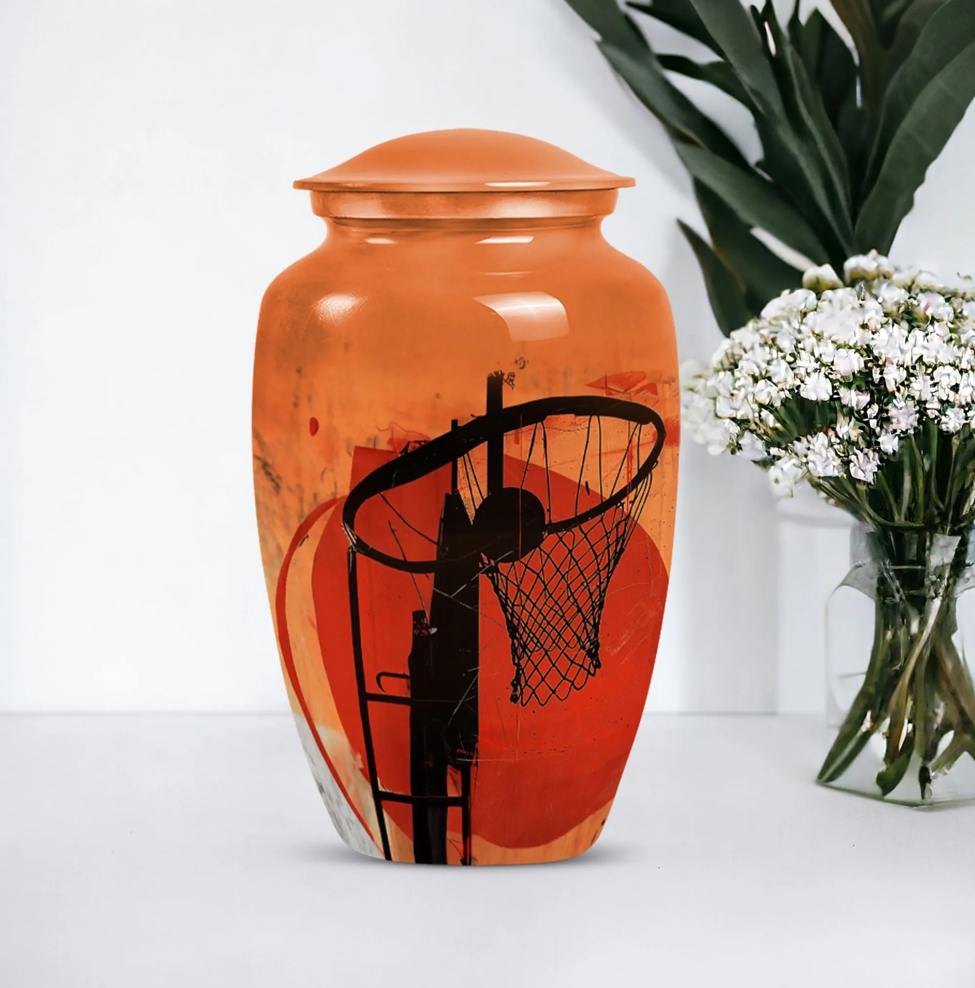 Basketball Memorial Journey - Remembrance Urn for Men Ashes