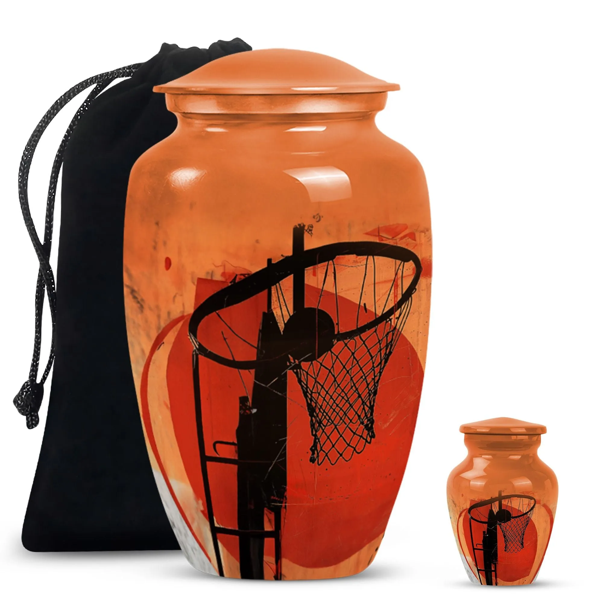 Basketball Memorial Journey - Remembrance Urn for Men Ashes