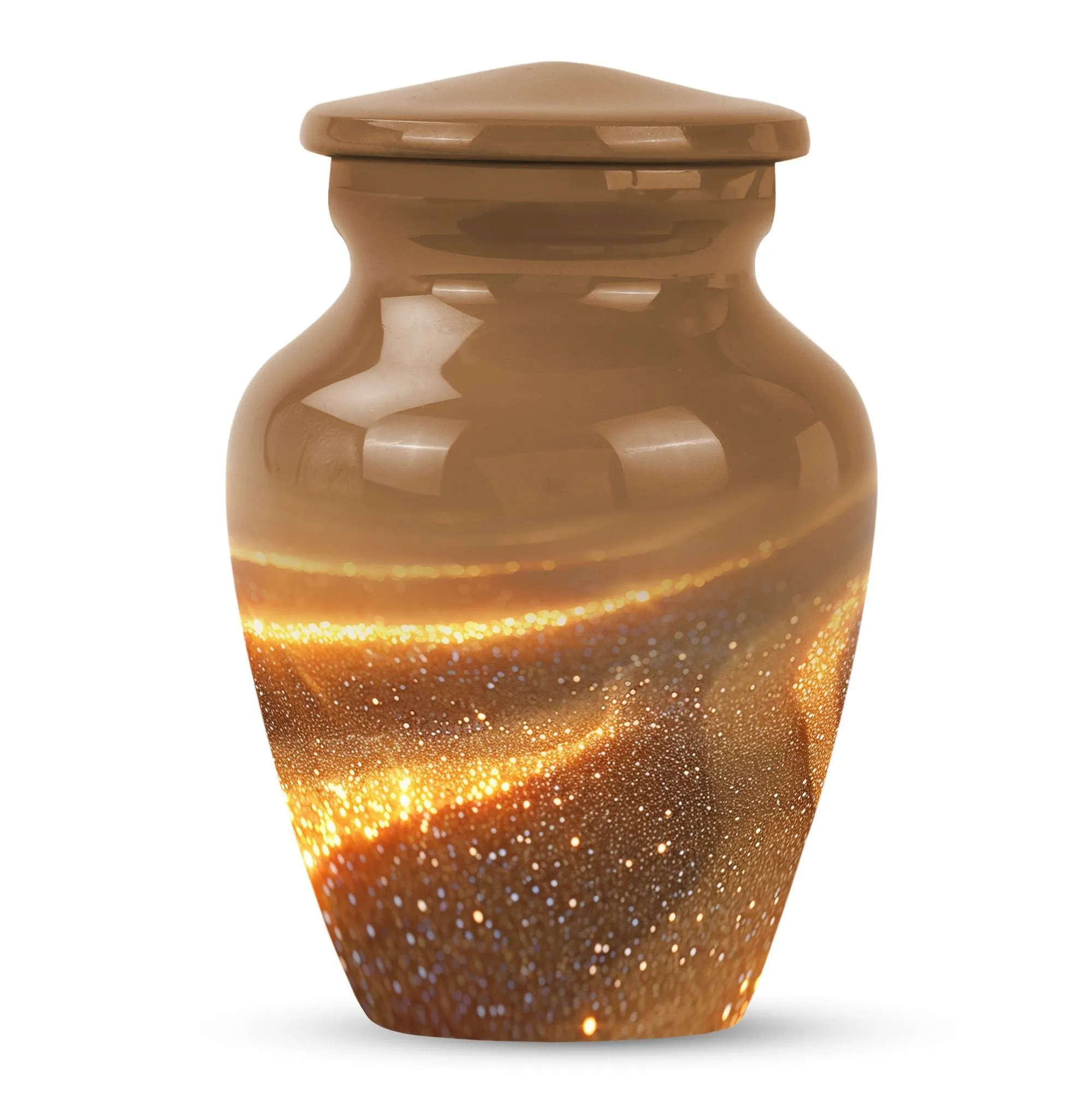 Beach Memories: Majestic Large Burial Urn for Women's Ashes