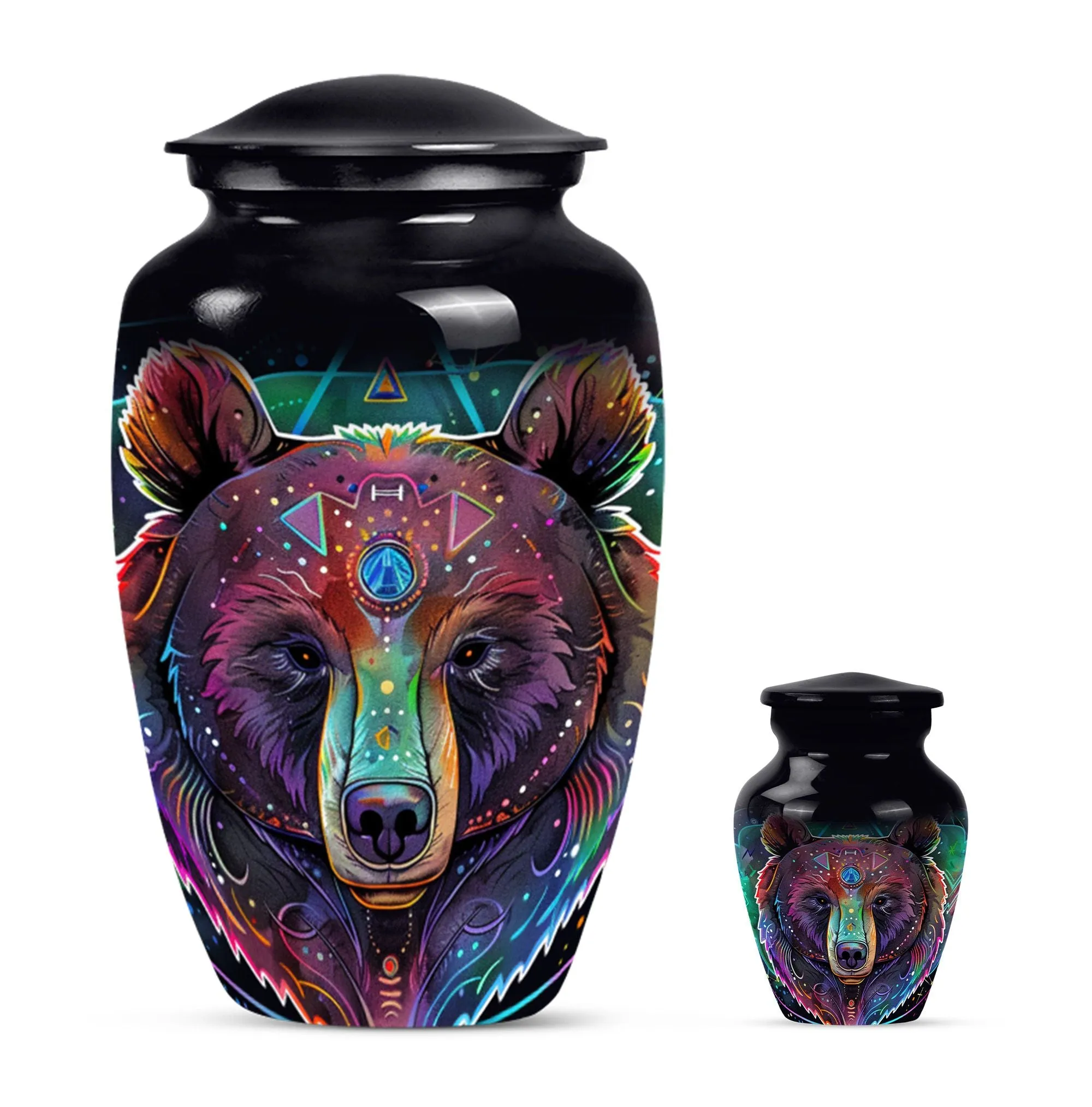 Bear Urn Tribute - Memorial Cremation Container for Ashes
