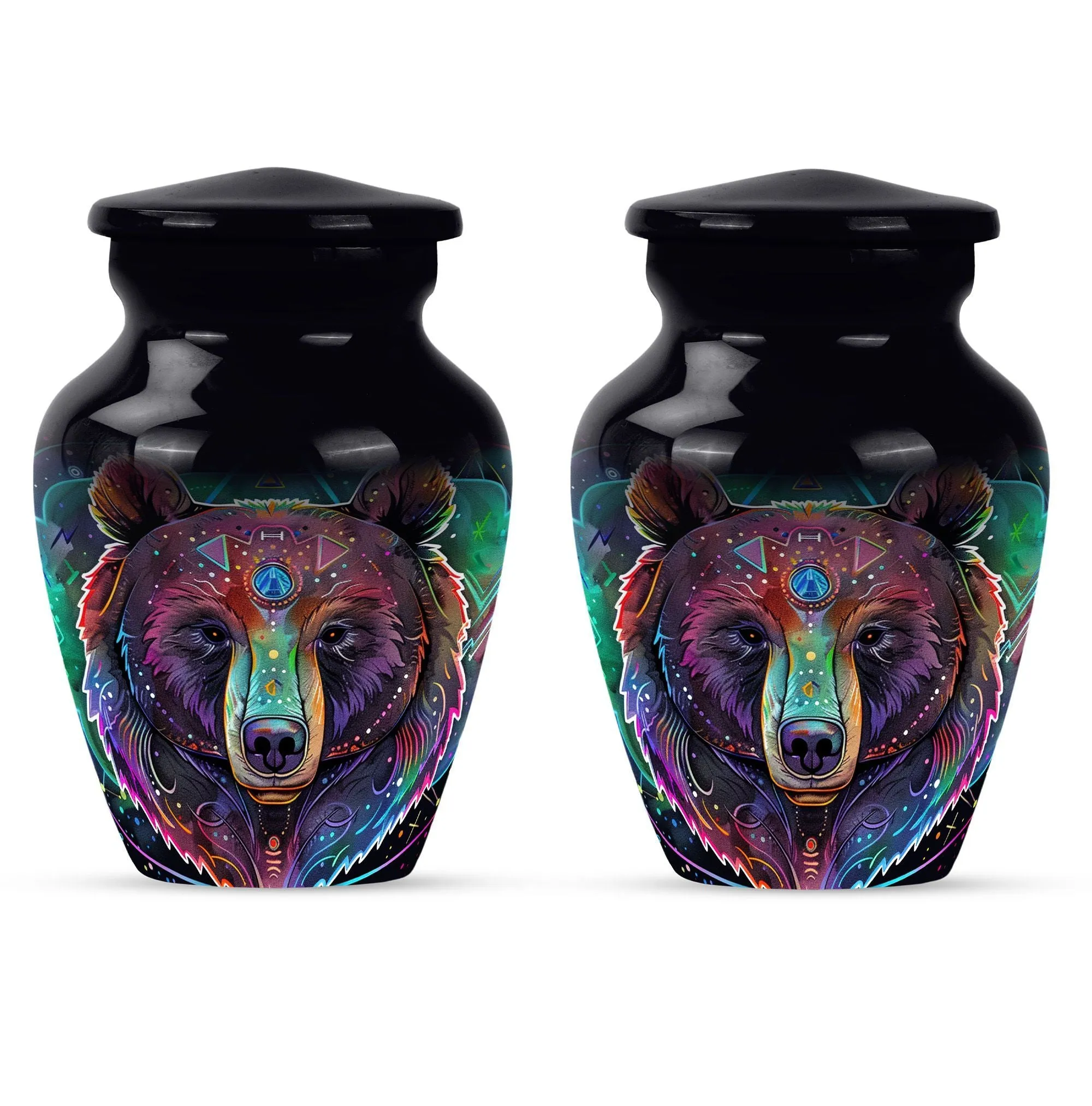 Bear Urn Tribute - Memorial Cremation Container for Ashes
