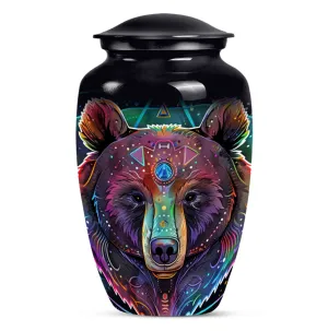 Bear Urn Tribute - Memorial Cremation Container for Ashes