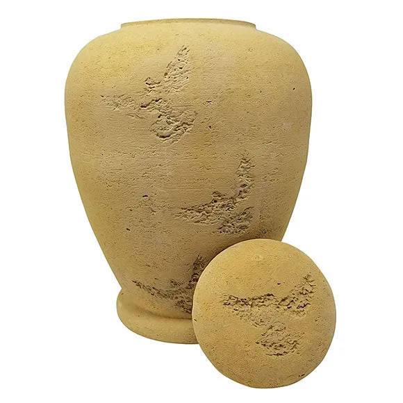 Beige Flying Dove Biodegradable Sand Urn