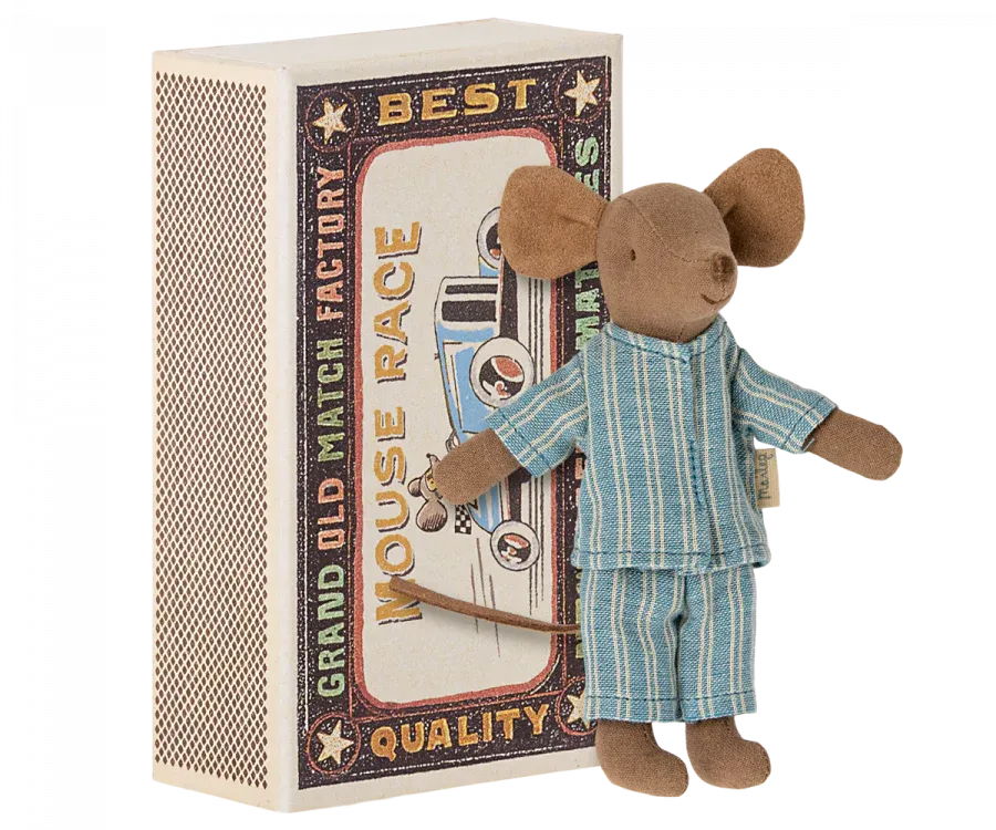 Big Brother Mouse in Box - Brown/PJs