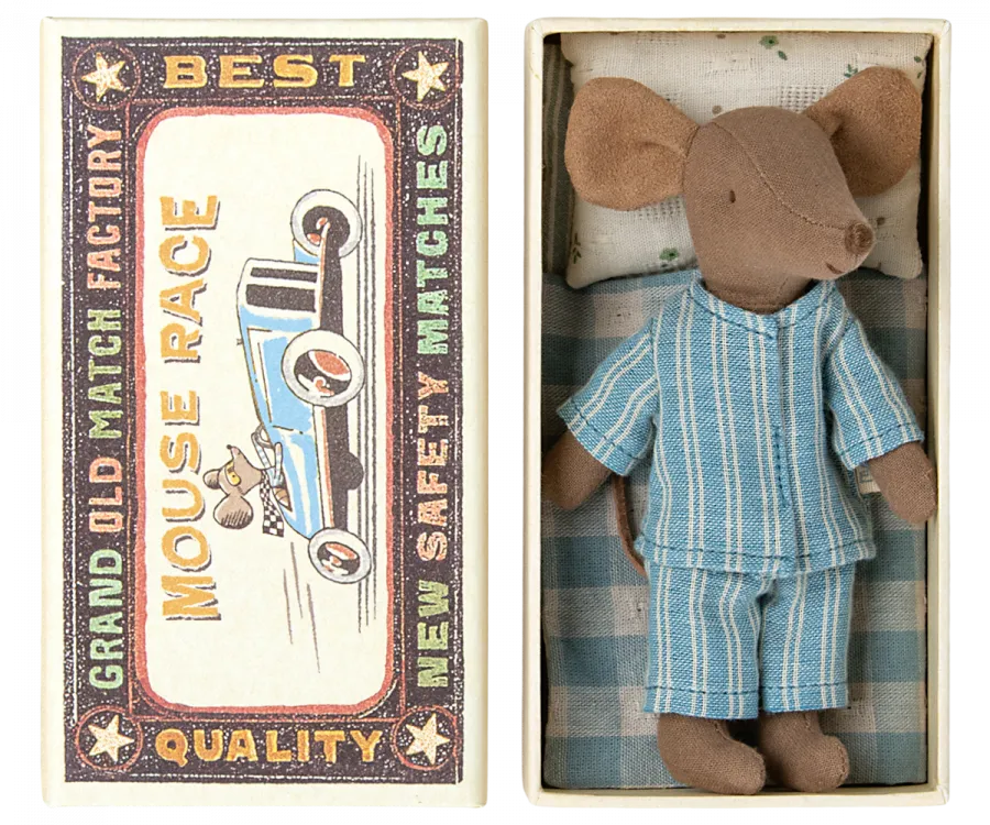 Big Brother Mouse in Box - Brown/PJs