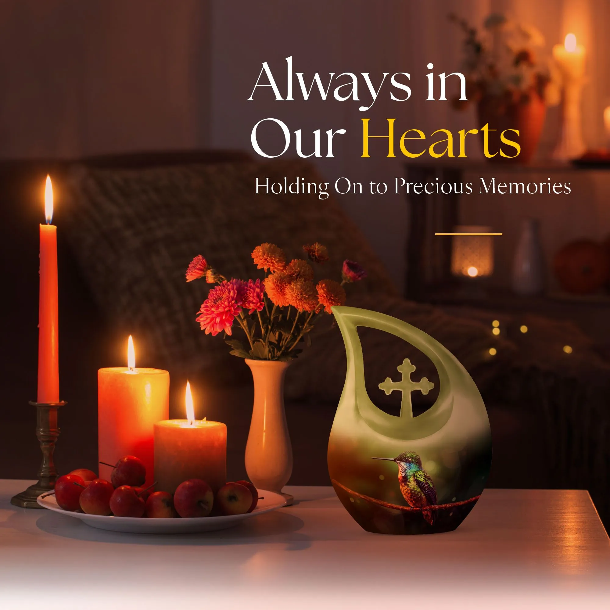 Bird Urn:  Extra Large Aluminium Cremation Urn For Human Ashes
