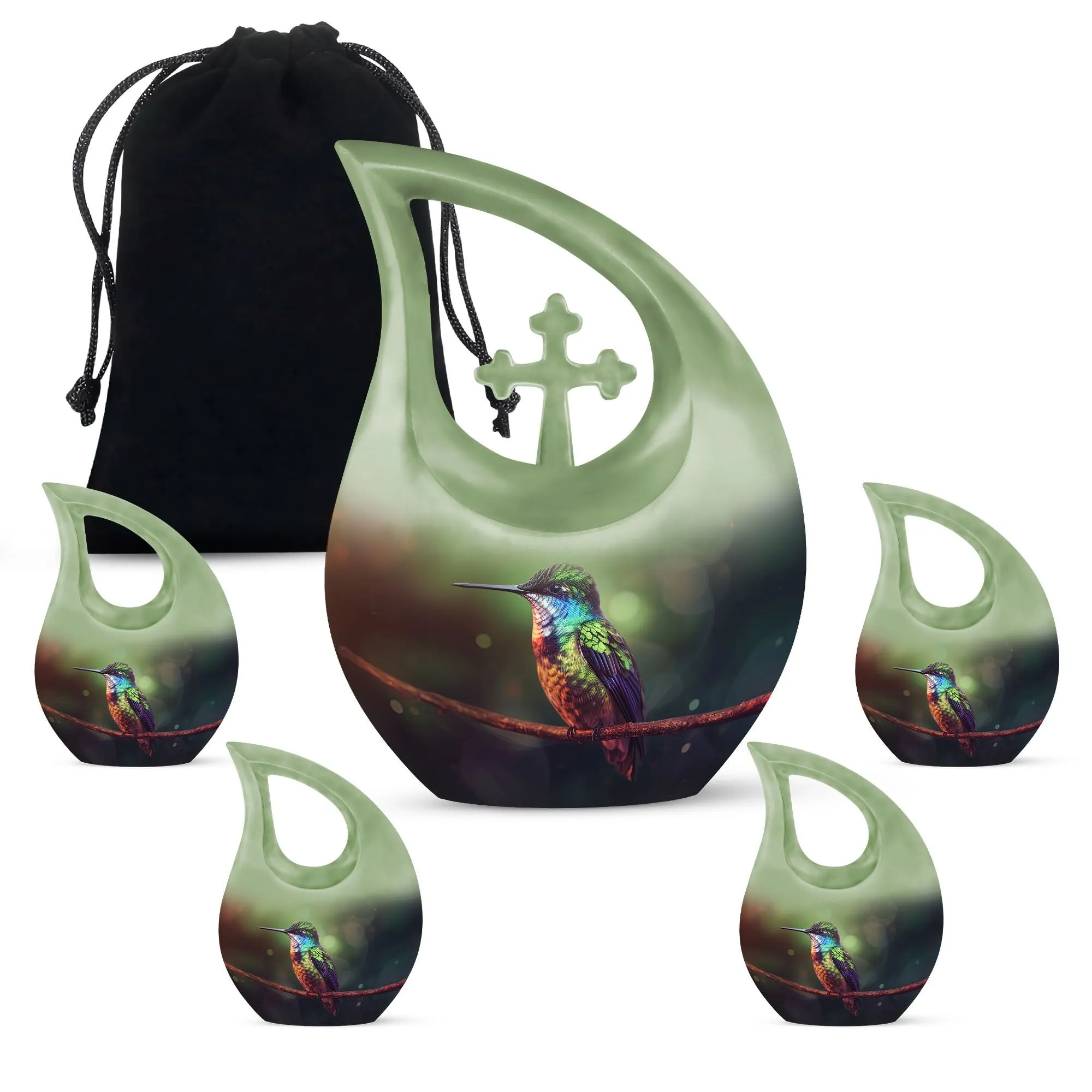 Bird Urn:  Extra Large Aluminium Cremation Urn For Human Ashes