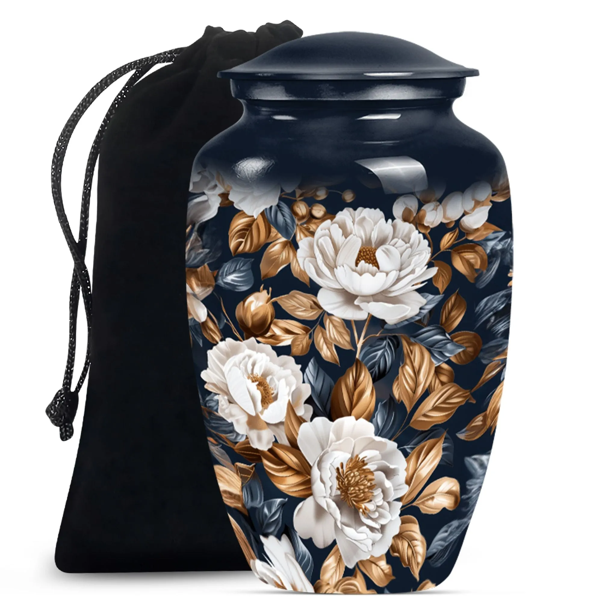 Blossom Remembrance: A Flower Themed Adult Memorial Urn