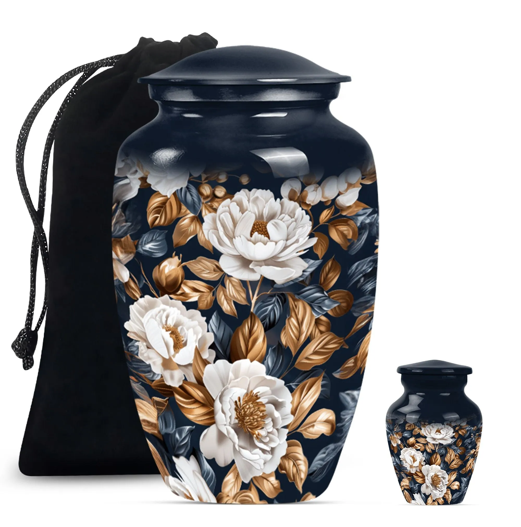 Blossom Remembrance: A Flower Themed Adult Memorial Urn