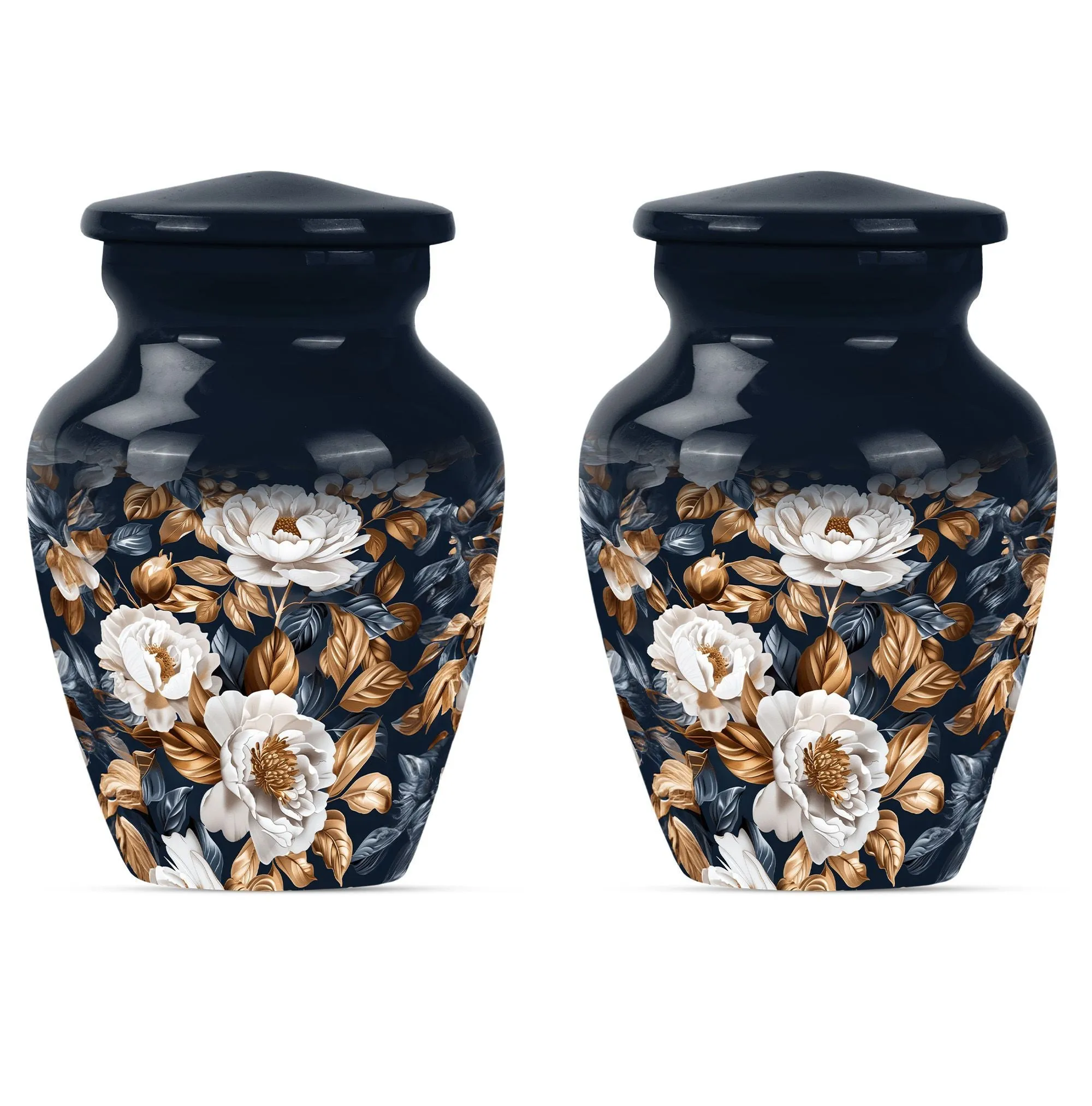 Blossom Remembrance: A Flower Themed Adult Memorial Urn