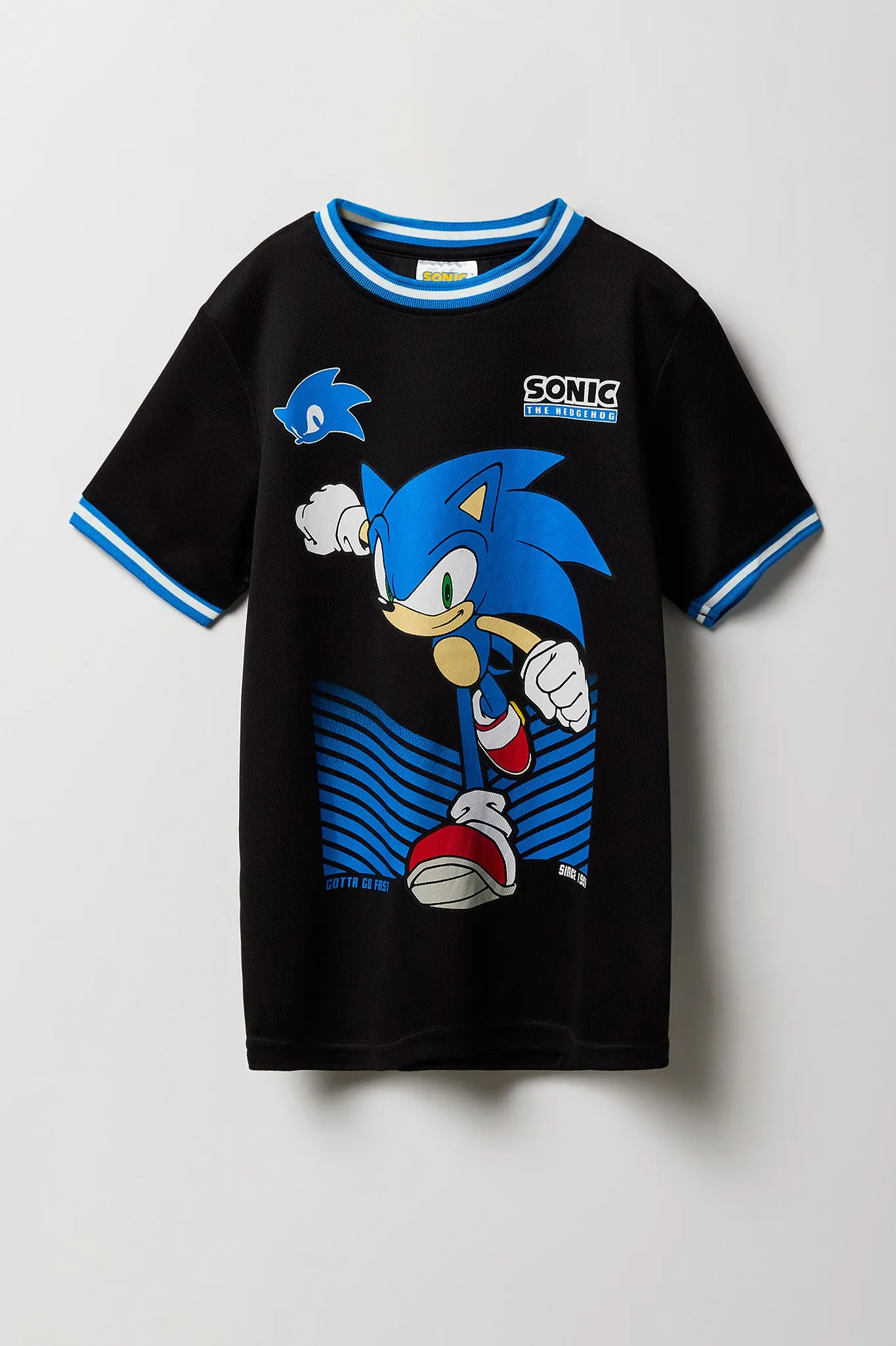 Boys Sonic Graphic Mesh Jersey