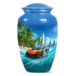 Butterfly Car Urn and Memorial for Mother - Adult Cremation Urn