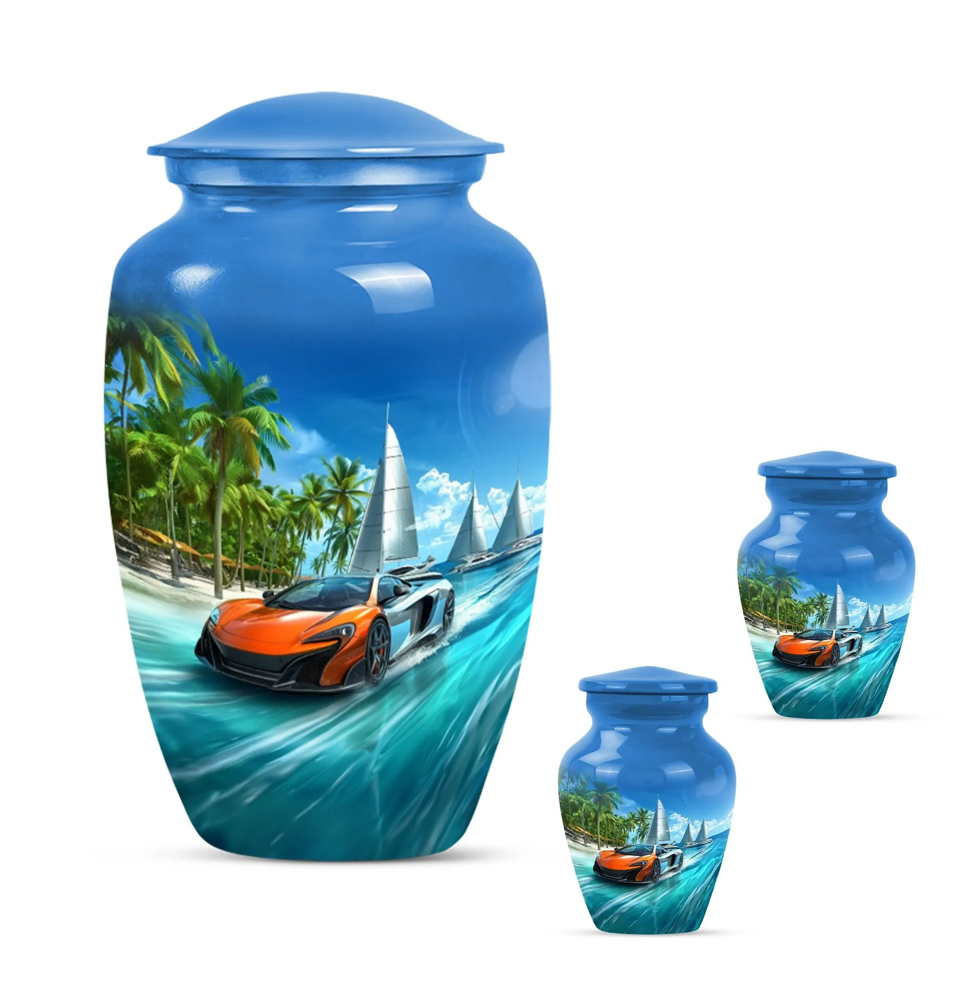 Butterfly Car Urn and Memorial for Mother - Adult Cremation Urn