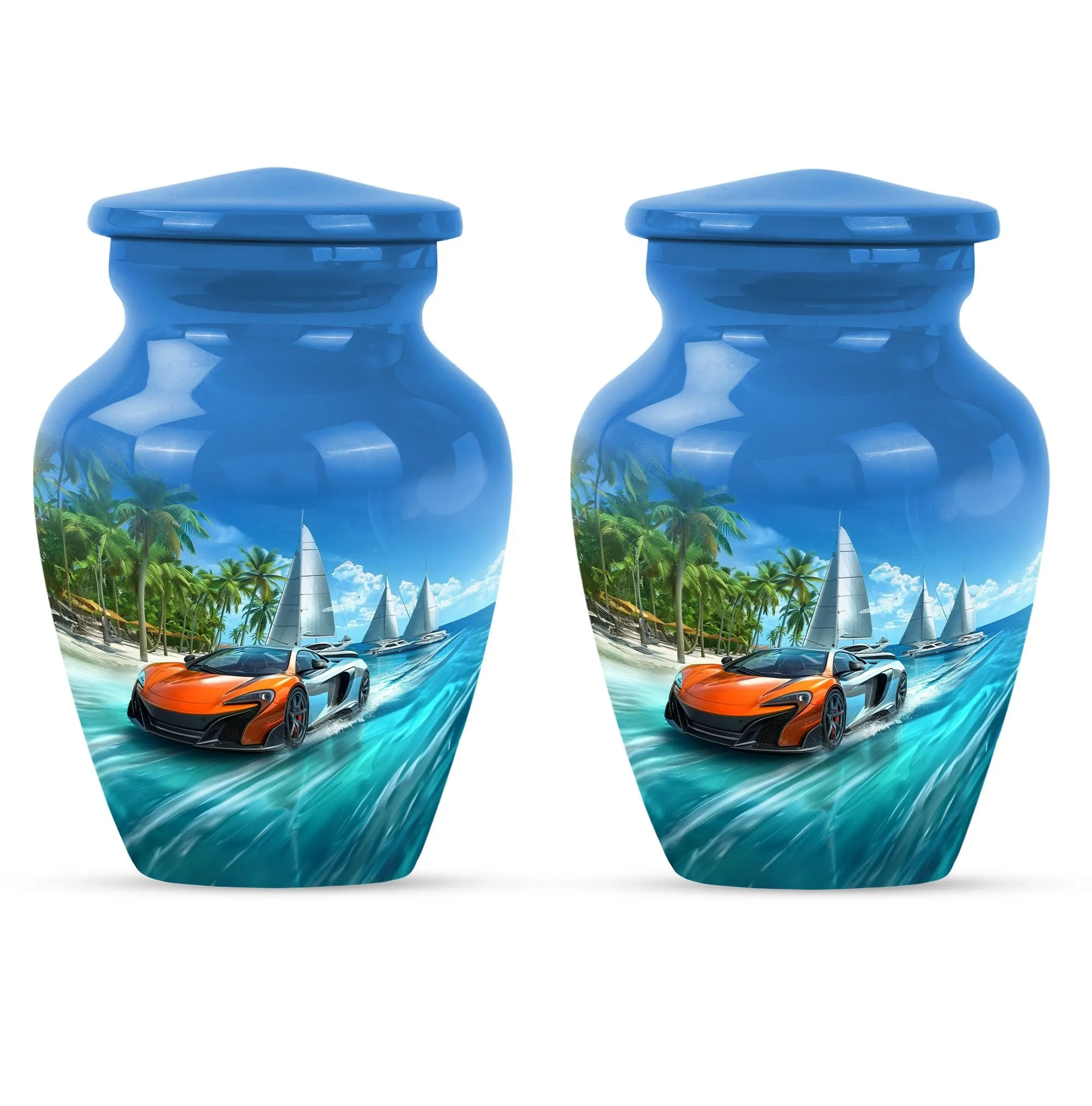 Butterfly Car Urn and Memorial for Mother - Adult Cremation Urn