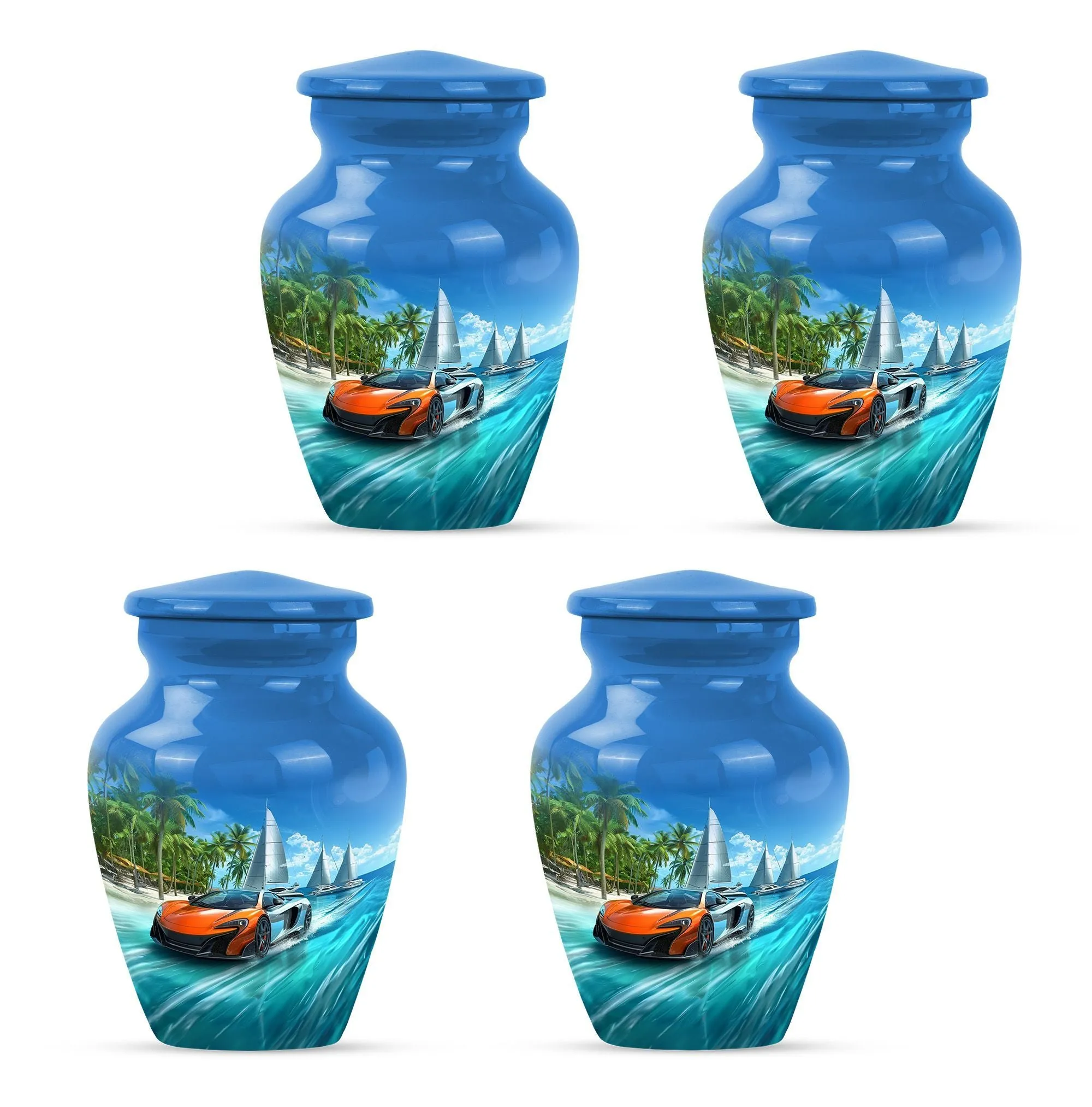 Butterfly Car Urn and Memorial for Mother - Adult Cremation Urn