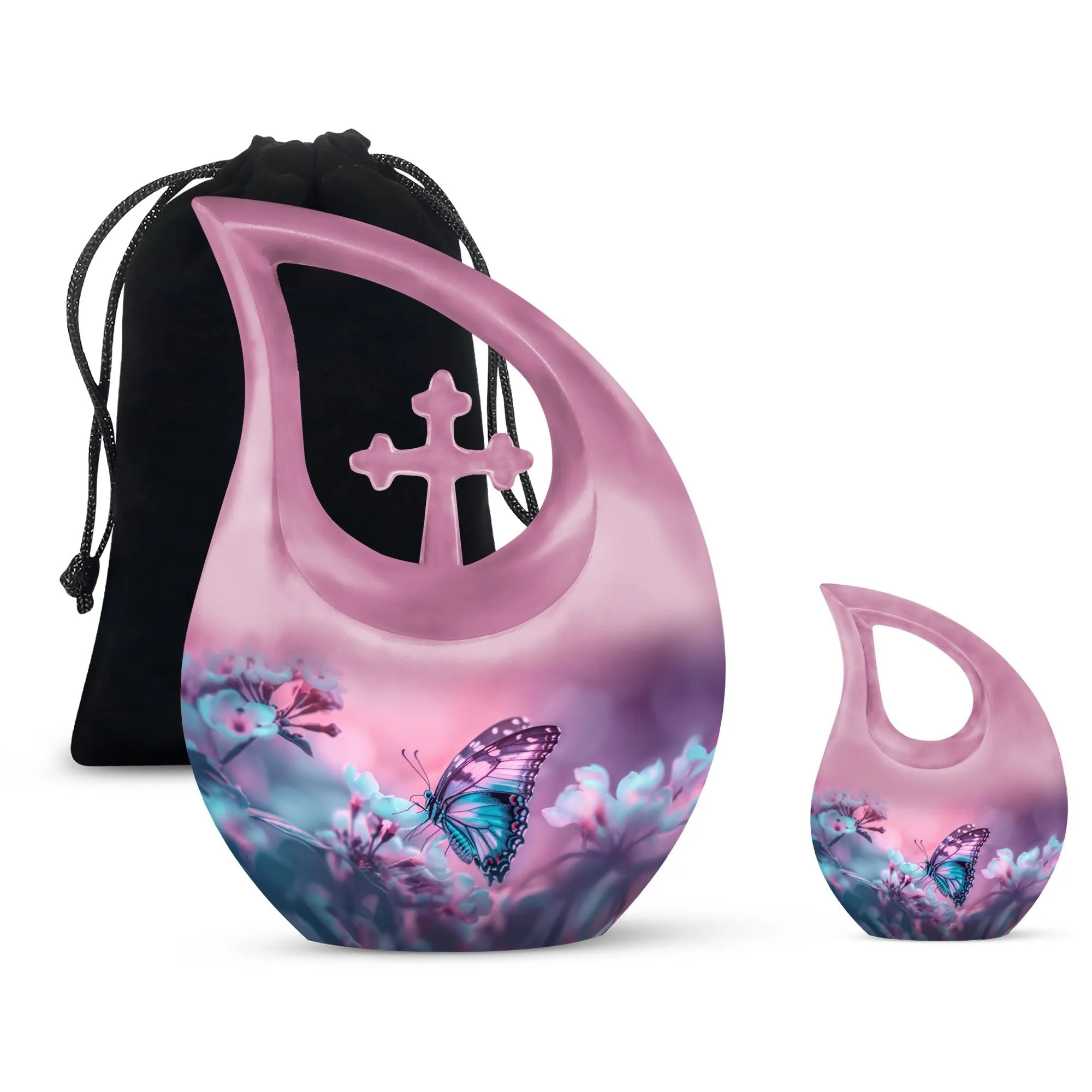Butterfly Cremation Urn: Unusual Urn For Adult Human Ashes