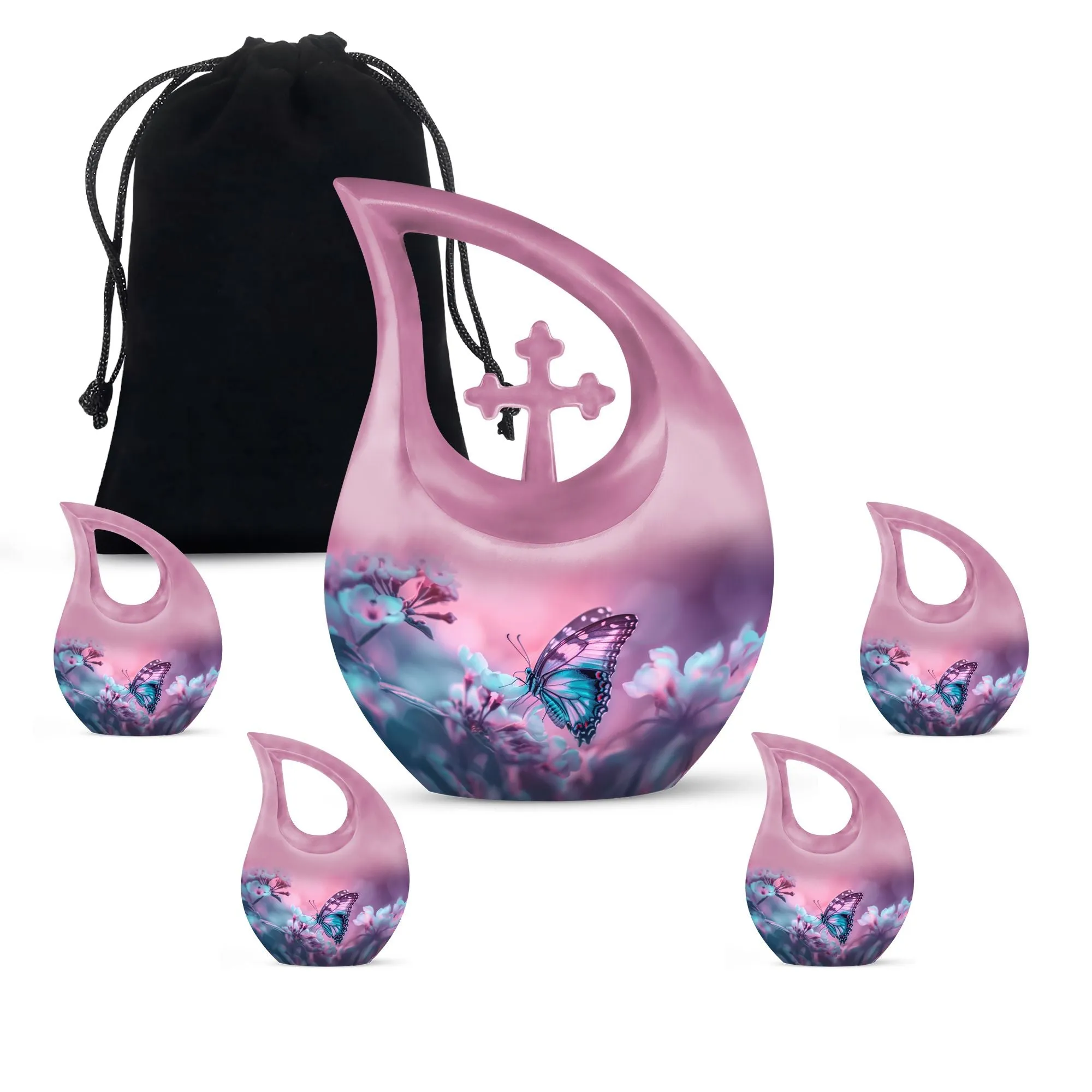 Butterfly Cremation Urn: Unusual Urn For Adult Human Ashes