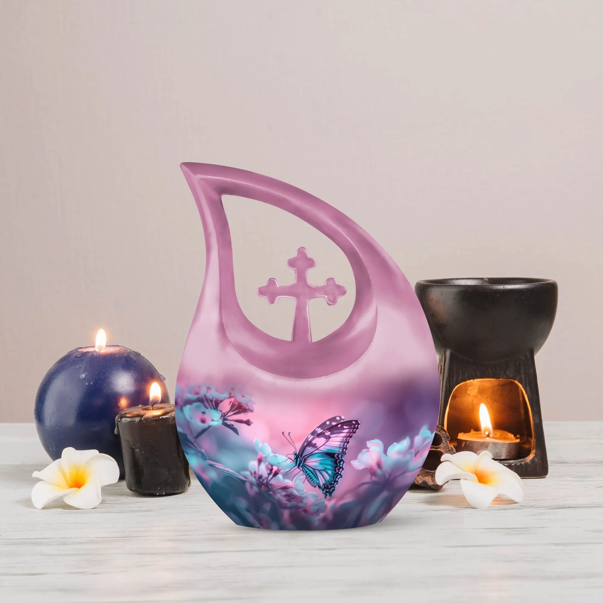 Butterfly Cremation Urn: Unusual Urn For Adult Human Ashes