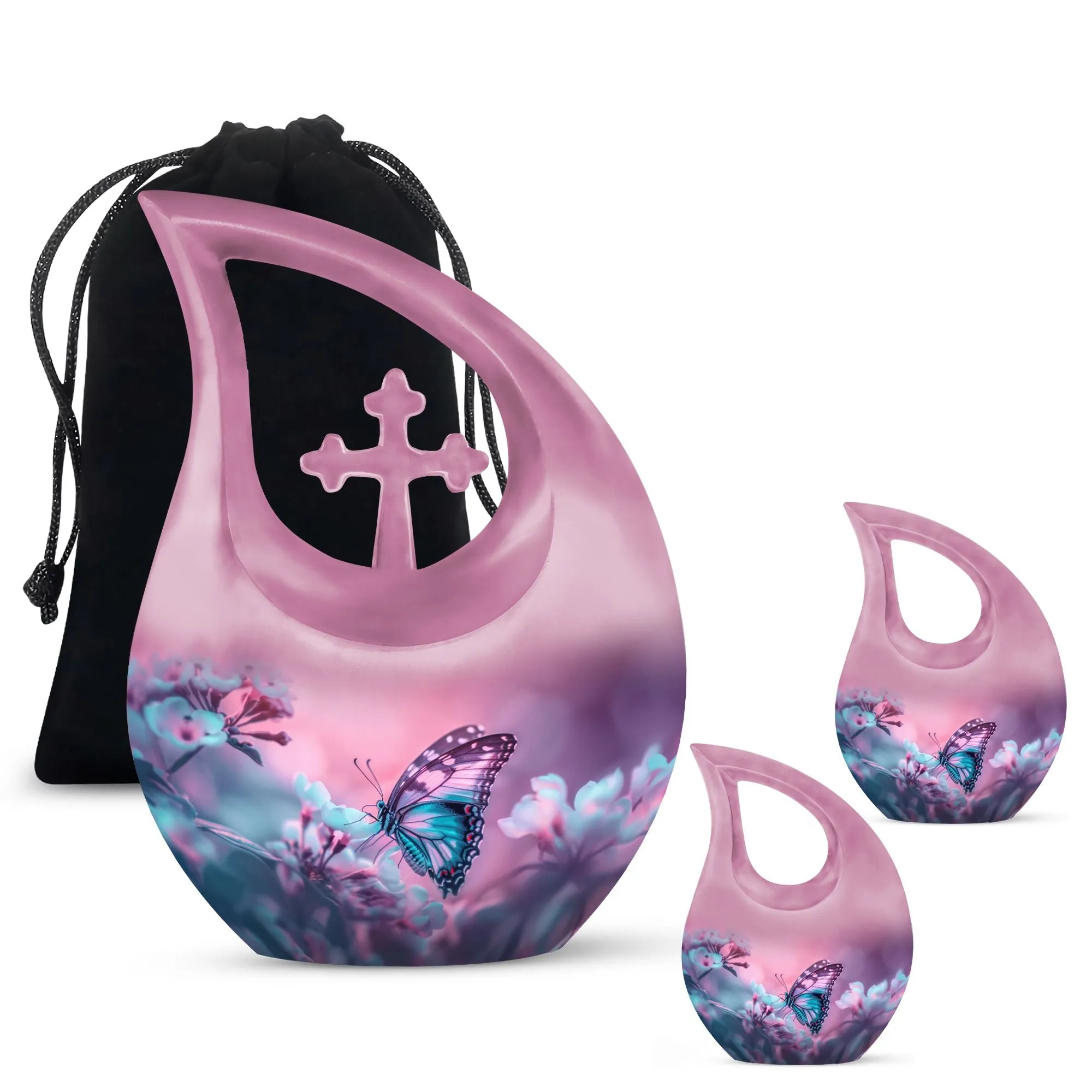 Butterfly Cremation Urn: Unusual Urn For Adult Human Ashes