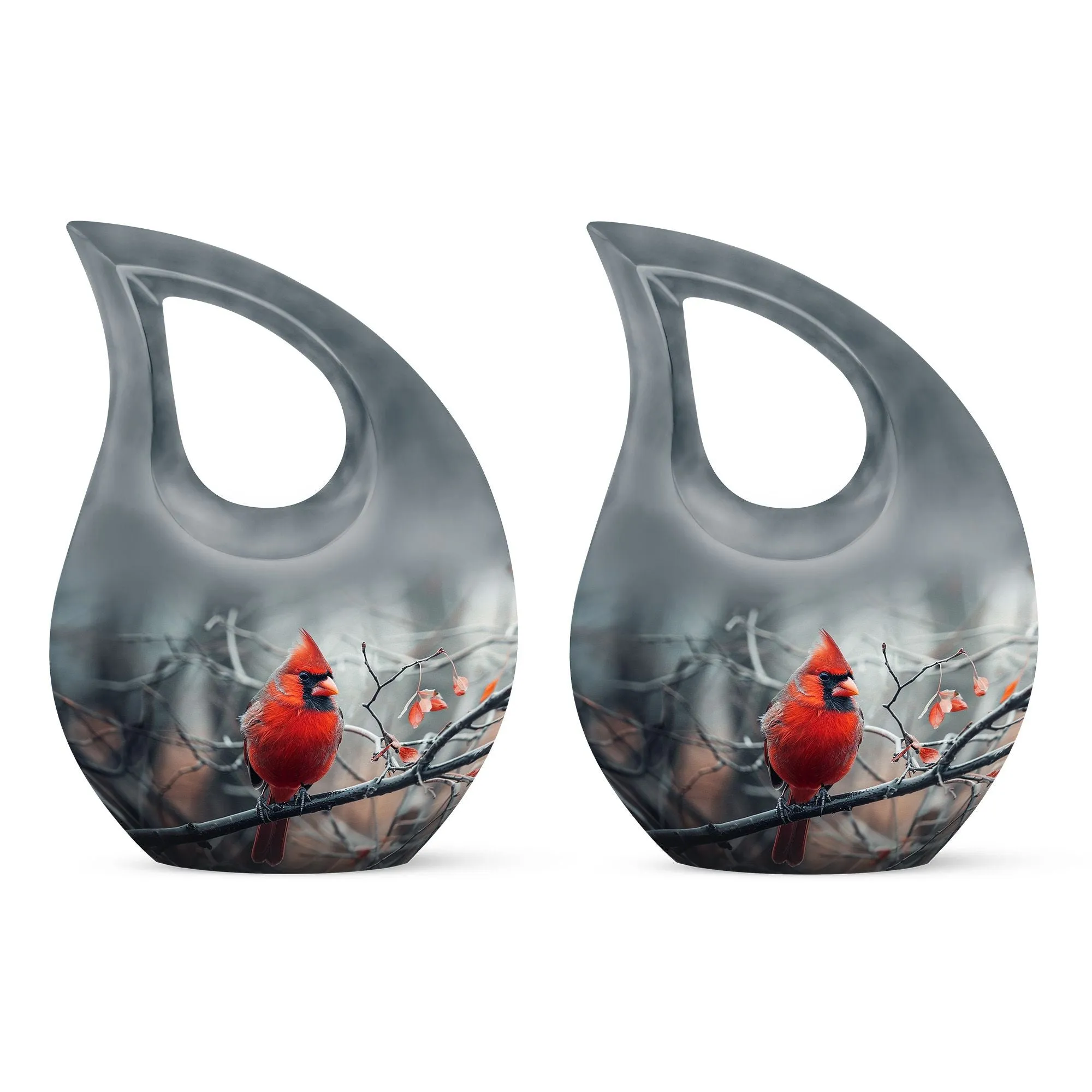 Cardinal Bird Keepsake: Cherished Memory Ash Urn