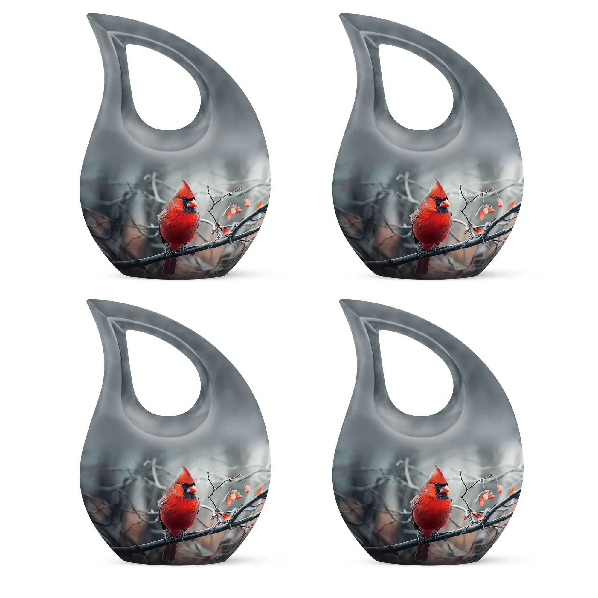 Cardinal Bird Keepsake: Cherished Memory Ash Urn