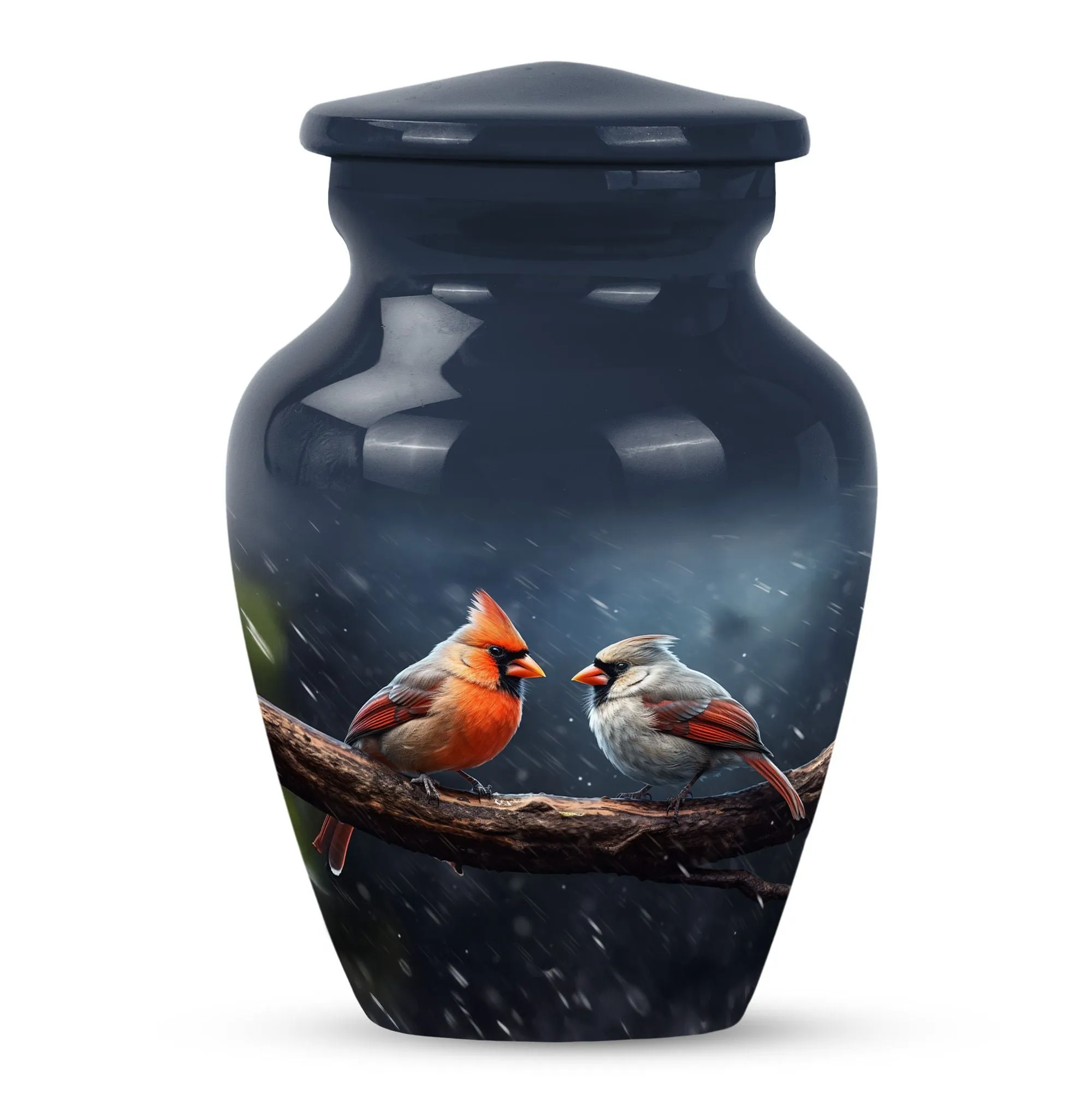 Cardinal Bird Legacy: Memorable Cremation Urn