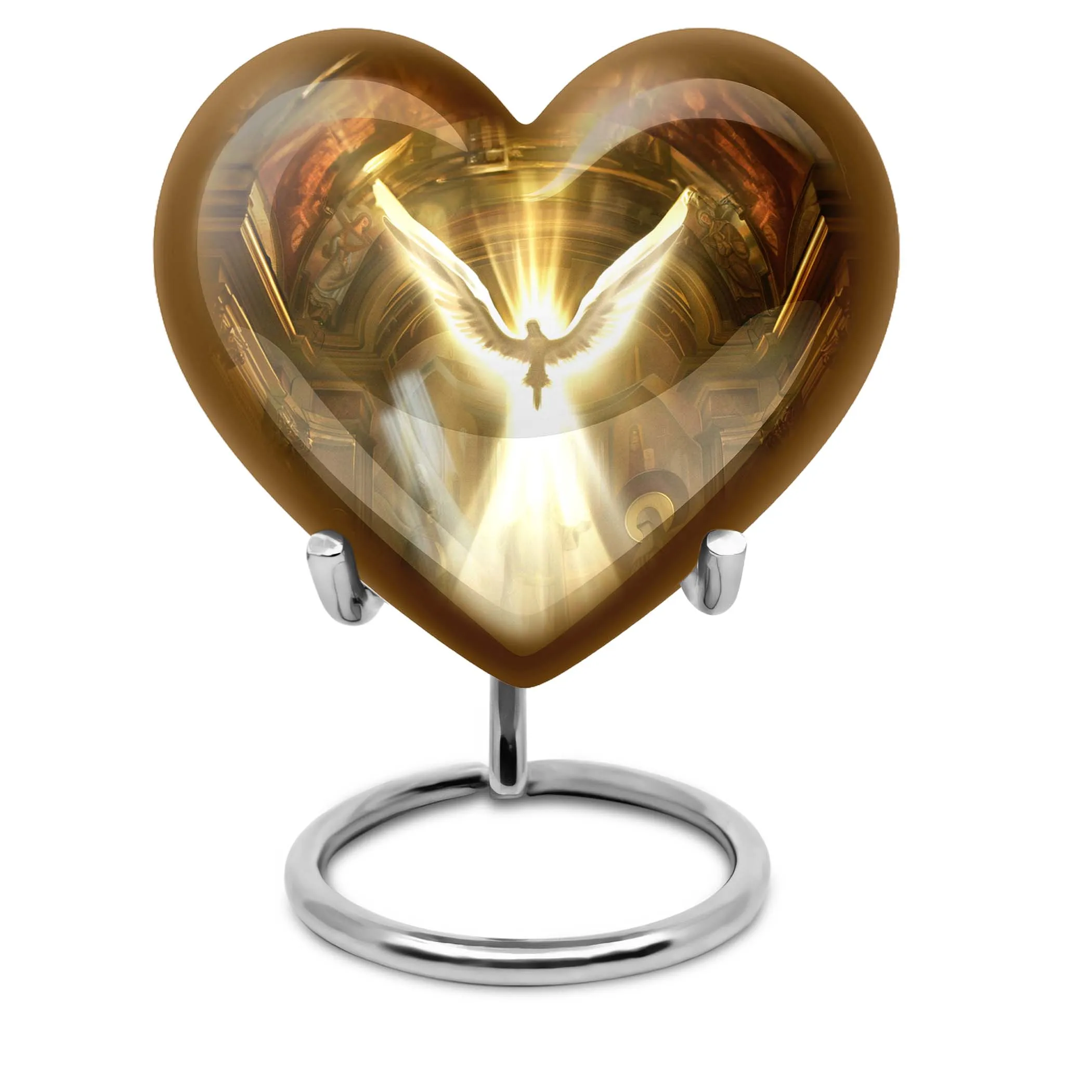Catholic Cremation Urn - Sublime Medium Vessel for Human Ashes