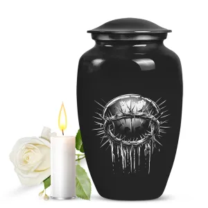 Catholic Eternal Rest, Memorial Cremation Urn For Human Ashes