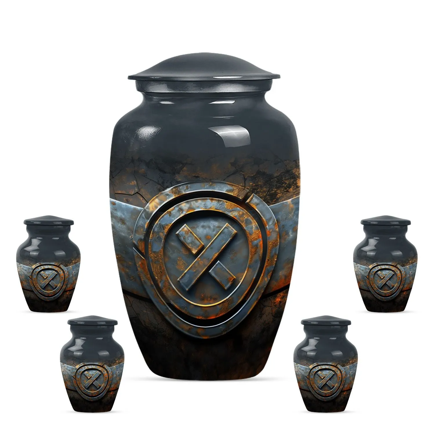Catholic Remembrance: Elegant Memorial Urn for Treasured Ashes