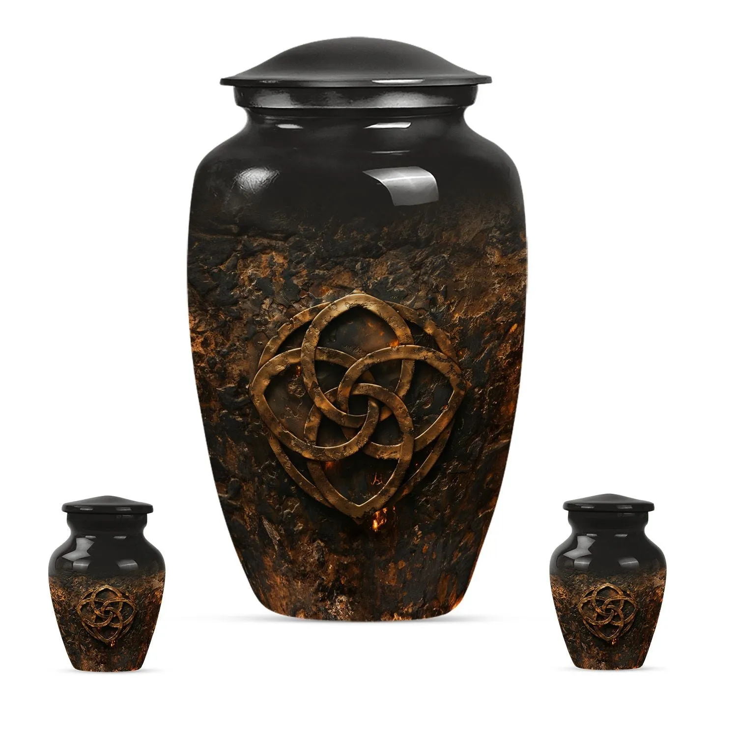 Catholic Tribute: Reverent Memorial Urn for Eternal Rest