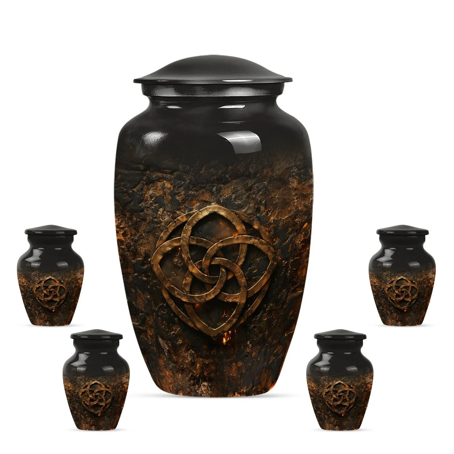 Catholic Tribute: Reverent Memorial Urn for Eternal Rest