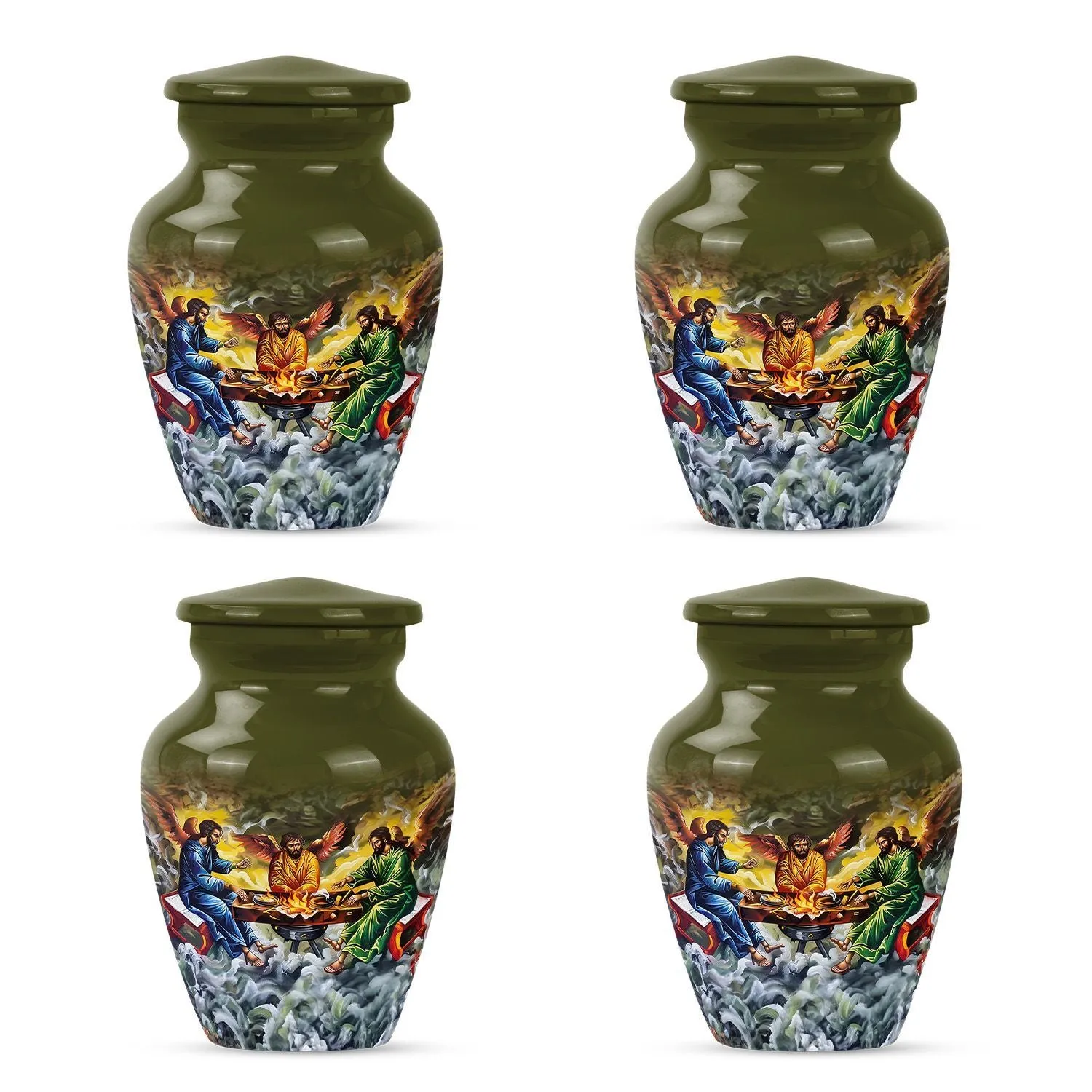 Catholic Urn - Engraveable Cremation Urn for Cherished Memorials