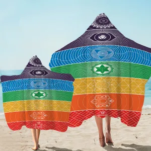 Chakra Yoga Hooded Towel