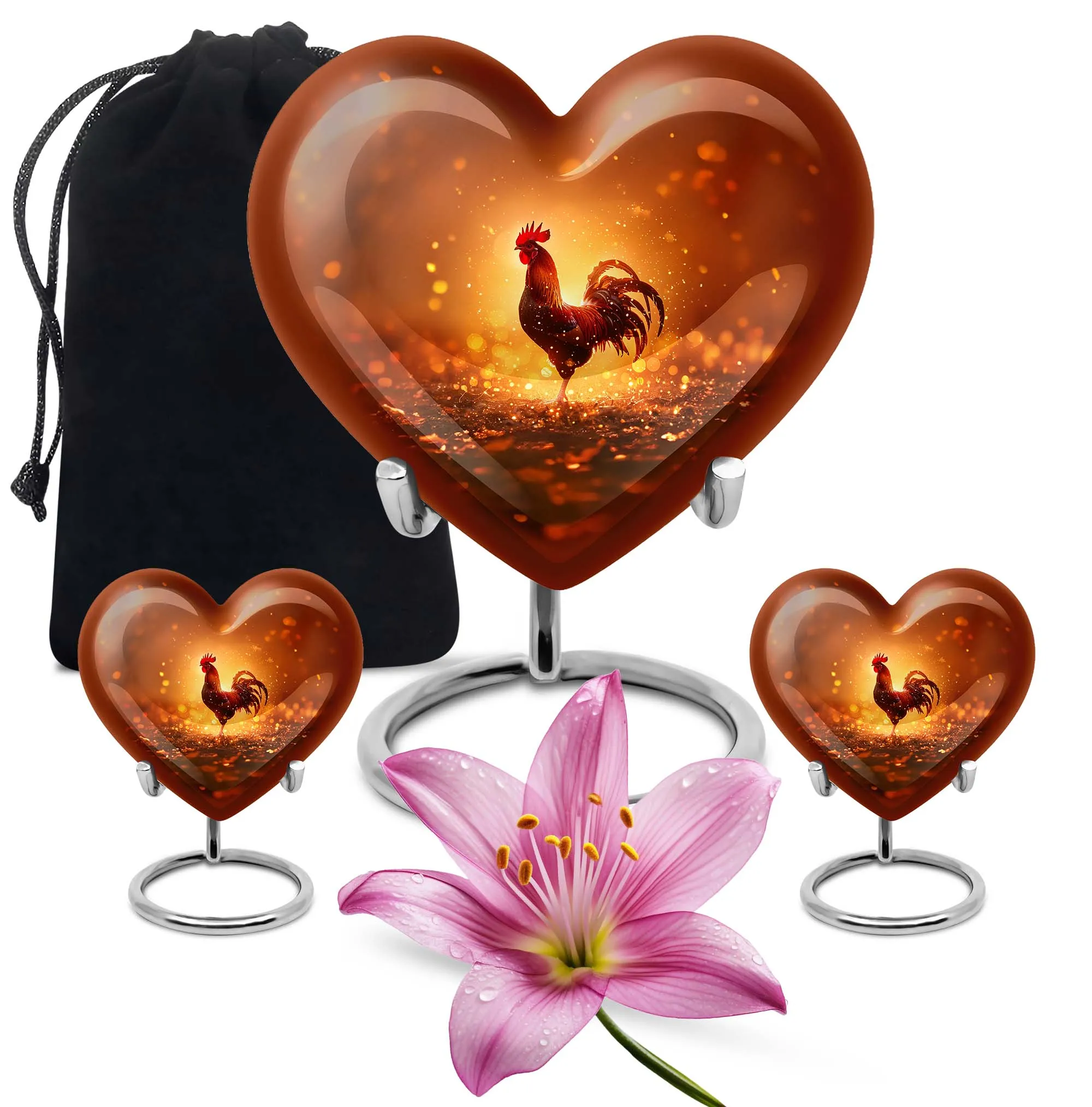 Chicken Renown Urn - Memorial Sanctuary for Departed Souls
