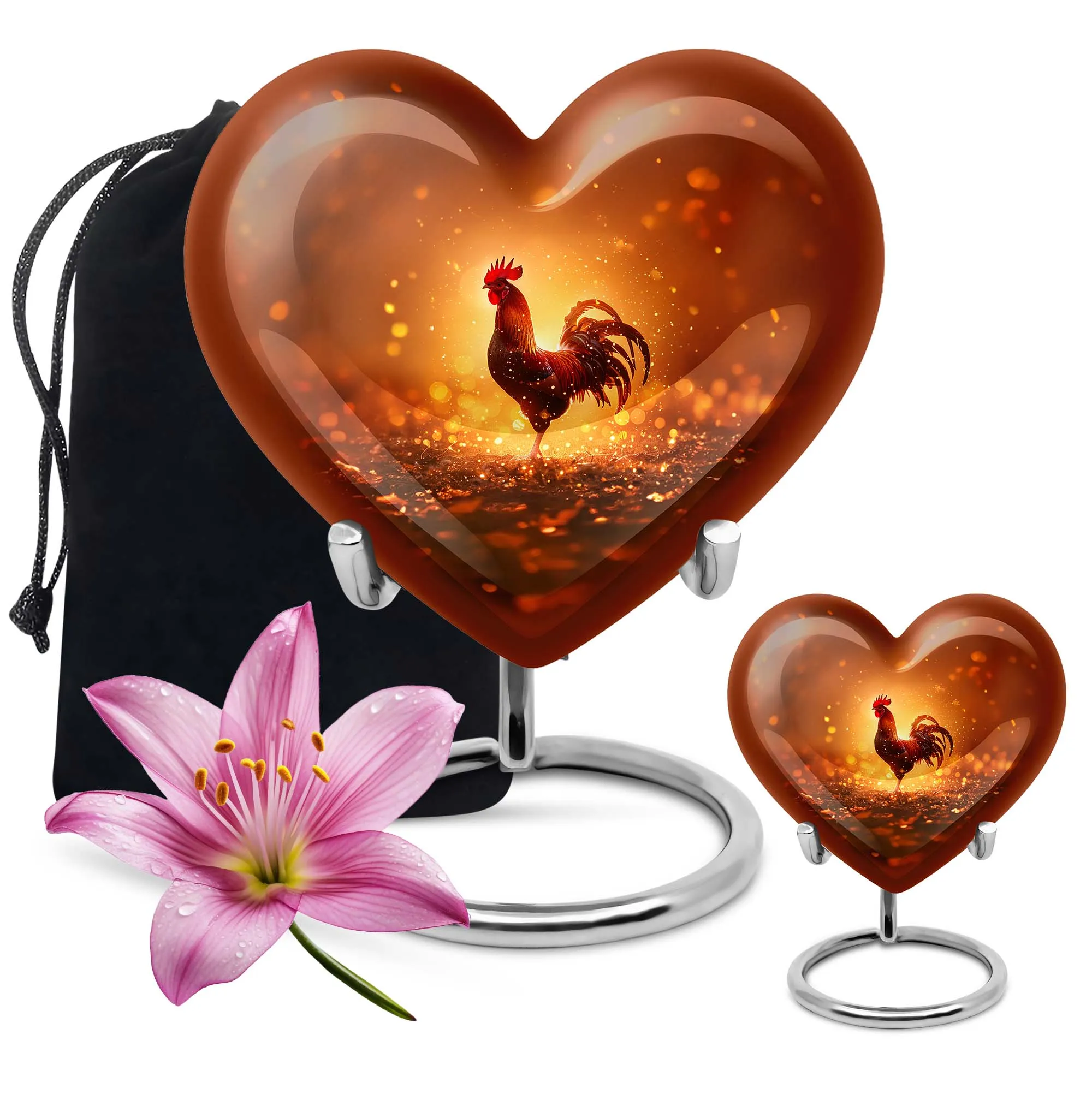 Chicken Renown Urn - Memorial Sanctuary for Departed Souls
